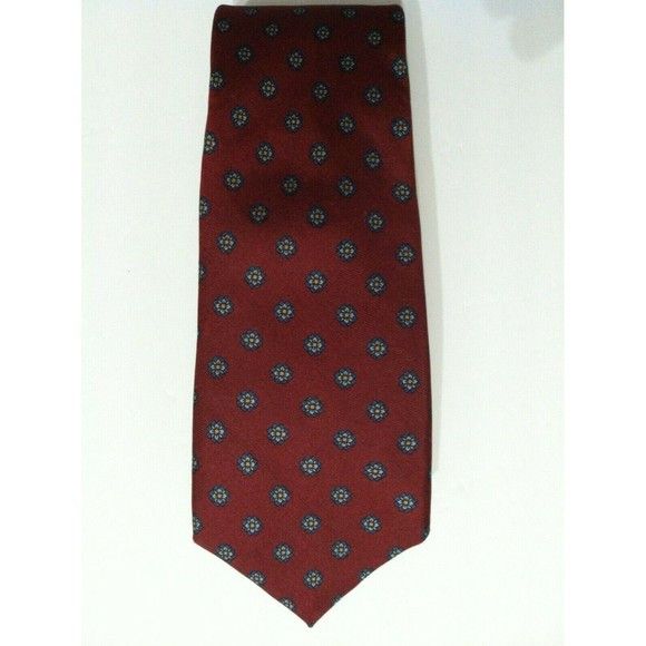 Bert Pulitzer BERT PULITZER MENS BURGUNDY 100%SILK TIE WIDTH: 3" Size ONE SIZE - 1 Thumbnail