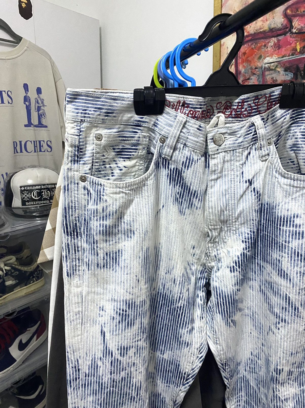 Billionaire Boys Club Billionaire Boys Club Hickory Bleach stripe pants Size US 34 / EU 50 - 5 Thumbnail