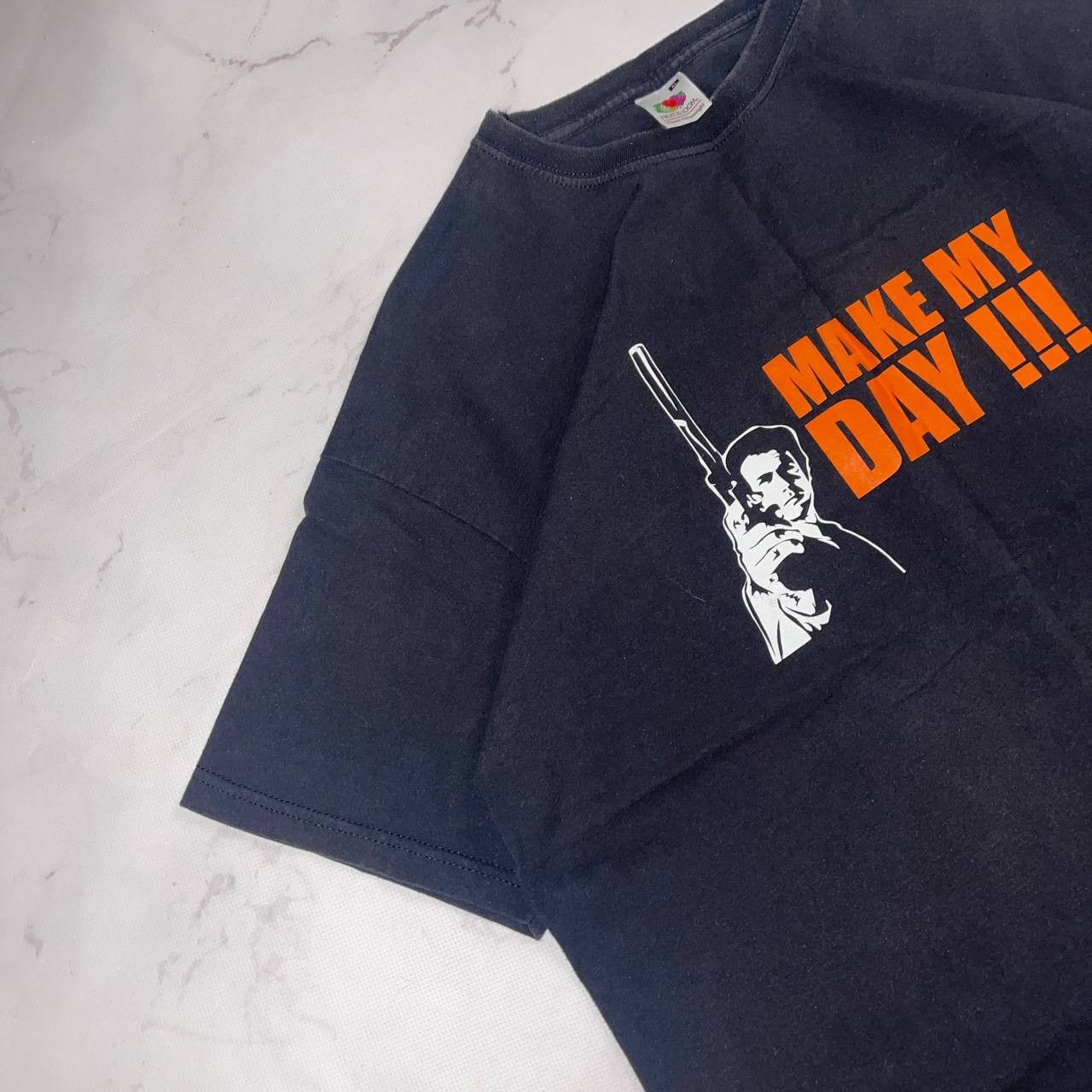 Vintage Vintage T-shirt Make my Day Black tee Size Xl Size US XL / EU 56 / 4 - 3 Thumbnail