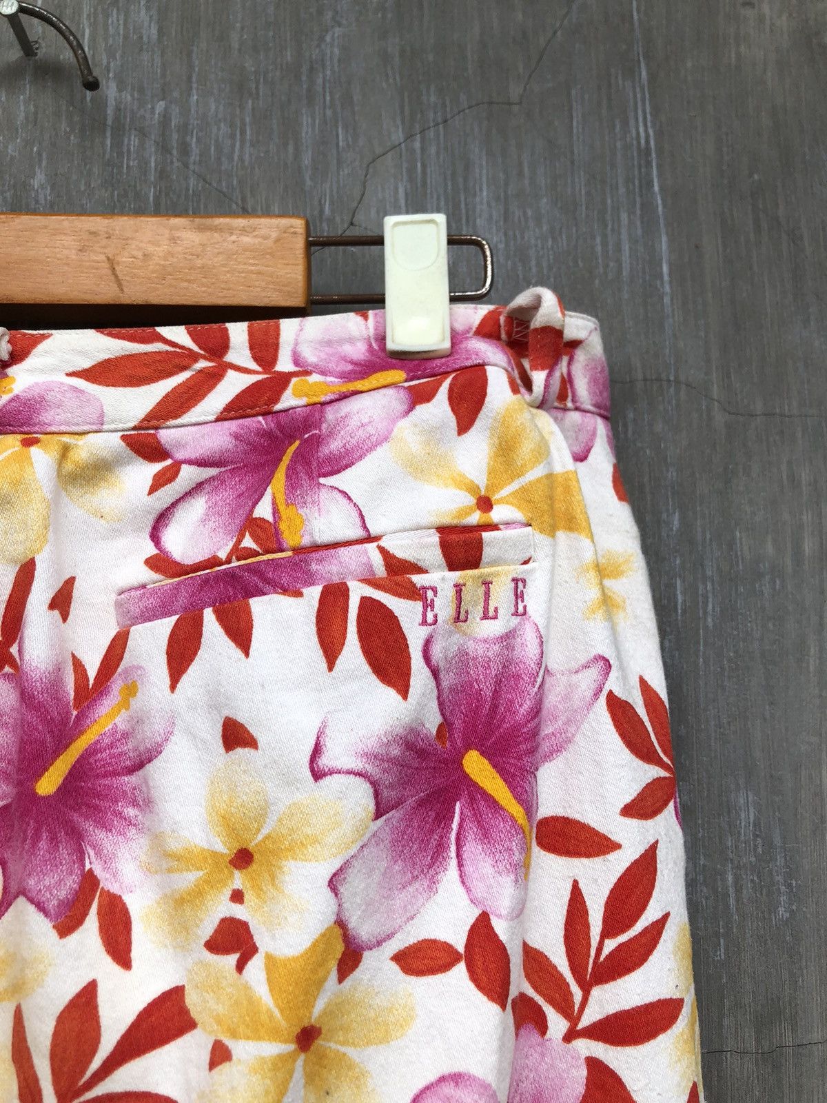 Japanese Brand × Vintage Vintage Elle Sport Flower Pattern Pants Size 30" / US 8 / IT 44 - 7 Thumbnail