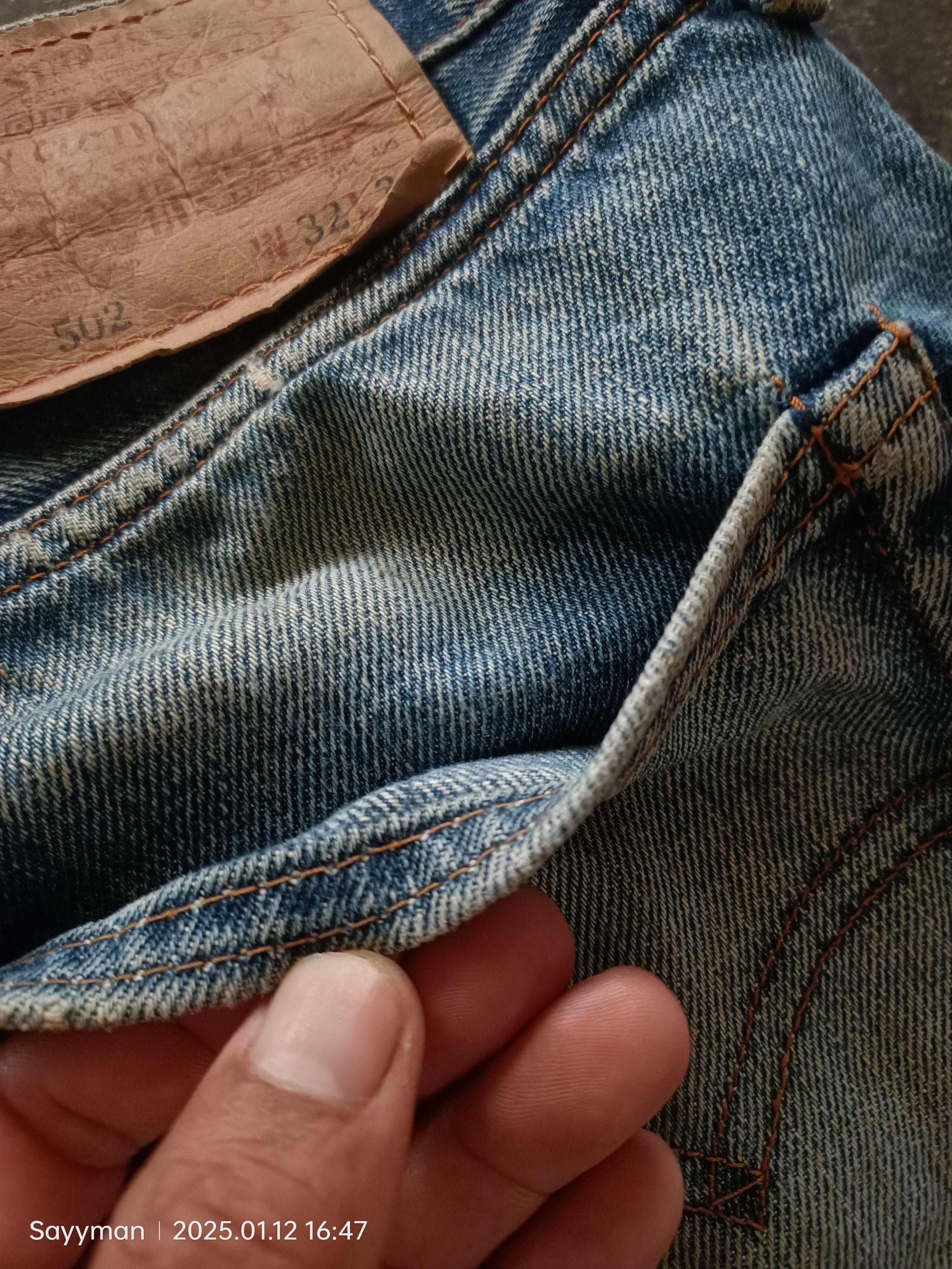 Levi's × Levi's Vintage Clothing Levis 502 Big E Selvedge Button J22 Denim Jeans Size US 32 / EU 48 - 16 Thumbnail