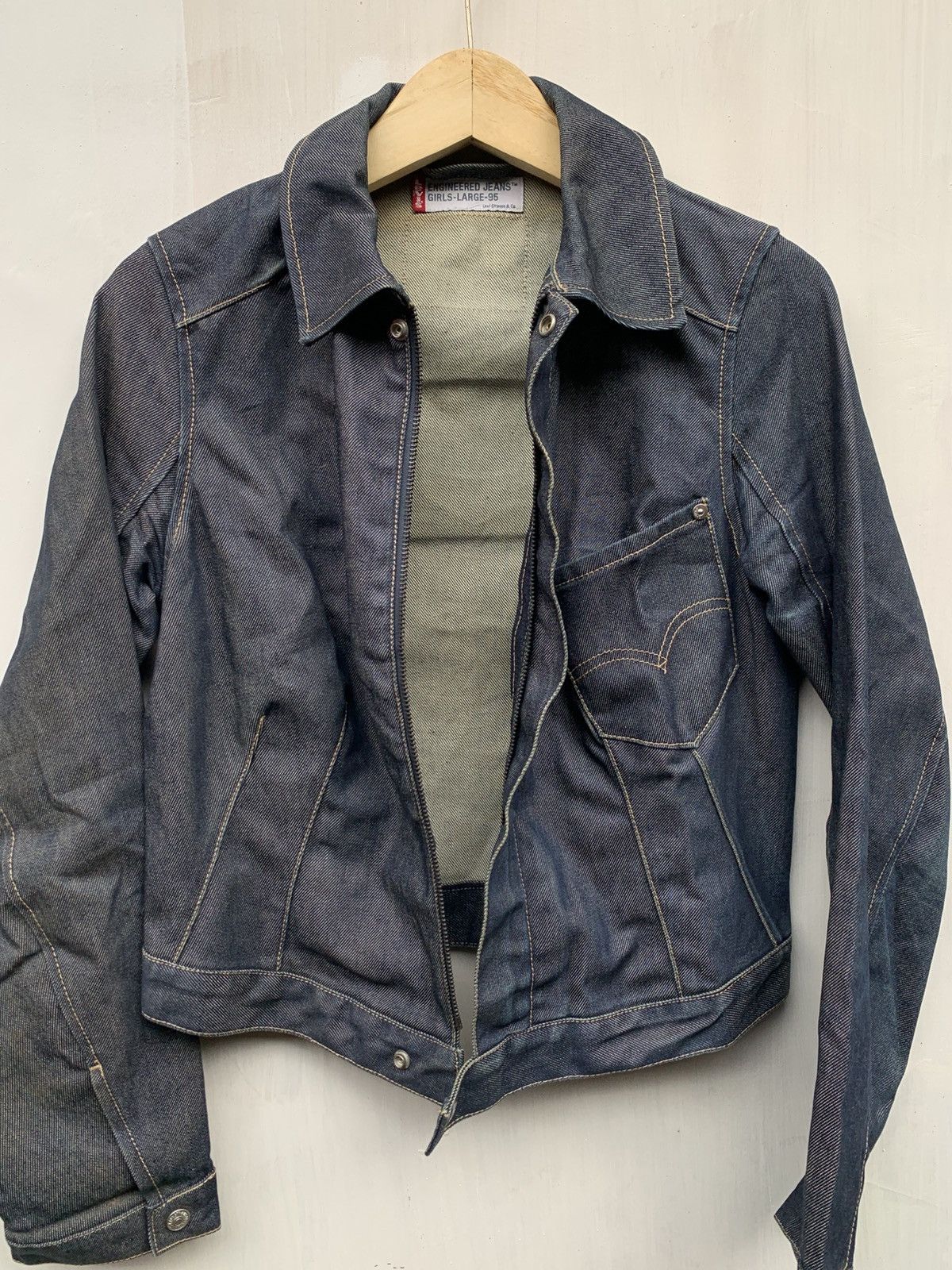 Levi's Levi’s engineered zipper denim jacket Size L / US 10 / IT 46 - 2 Thumbnail