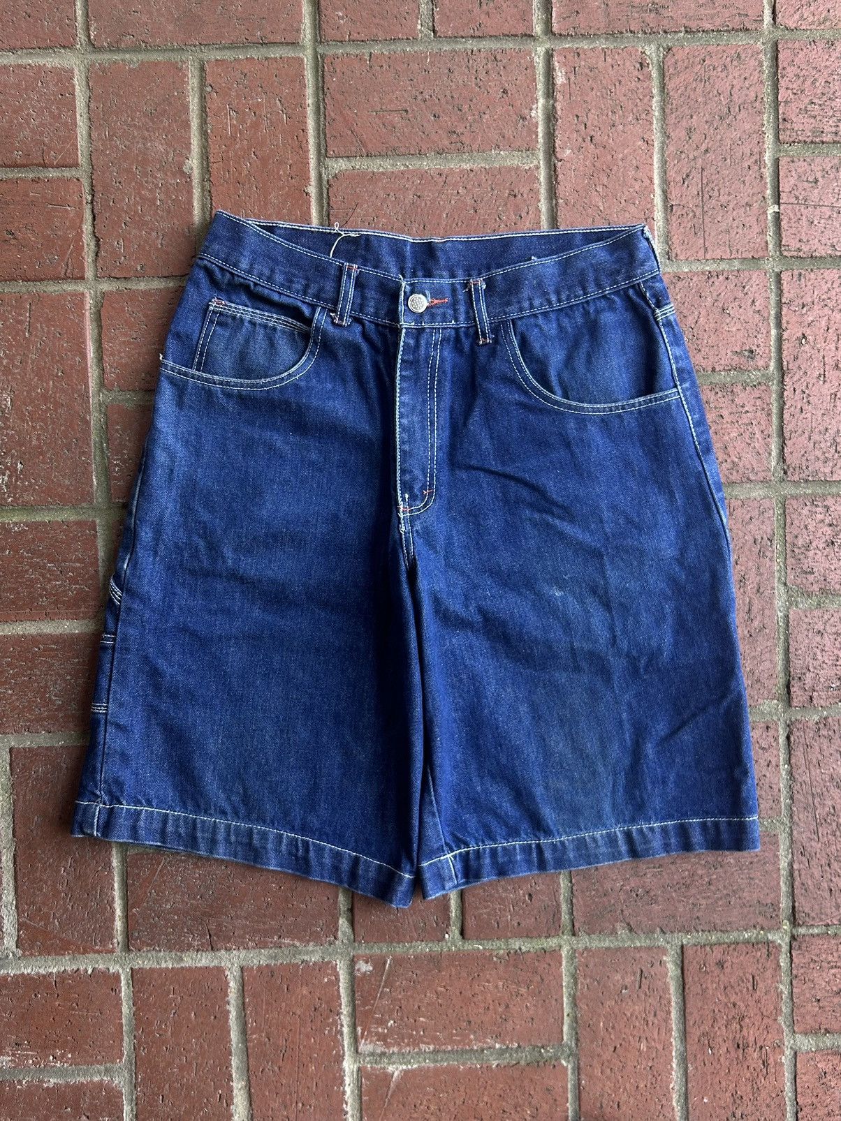 Sean John Vintage 90s Sean Jean baggy blue jnco style denim shorts Size US 34 / EU 50 - 2 Thumbnail