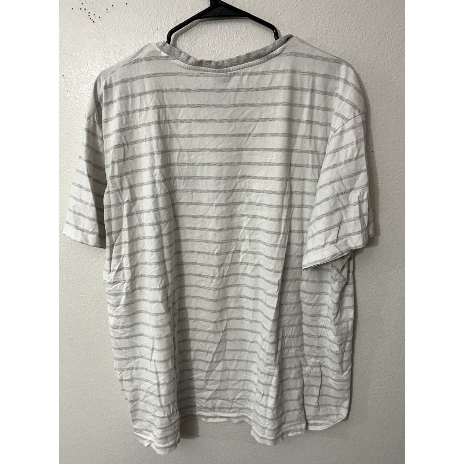 Vintage VINTAGE US Polo Assn Shirt Men 2XL White Gray Striped V-Neck Pony Short Sleeve T-Shirt White/Grey Mens XXL Size US XXL / EU 58 / 5 - 2 Thumbnail