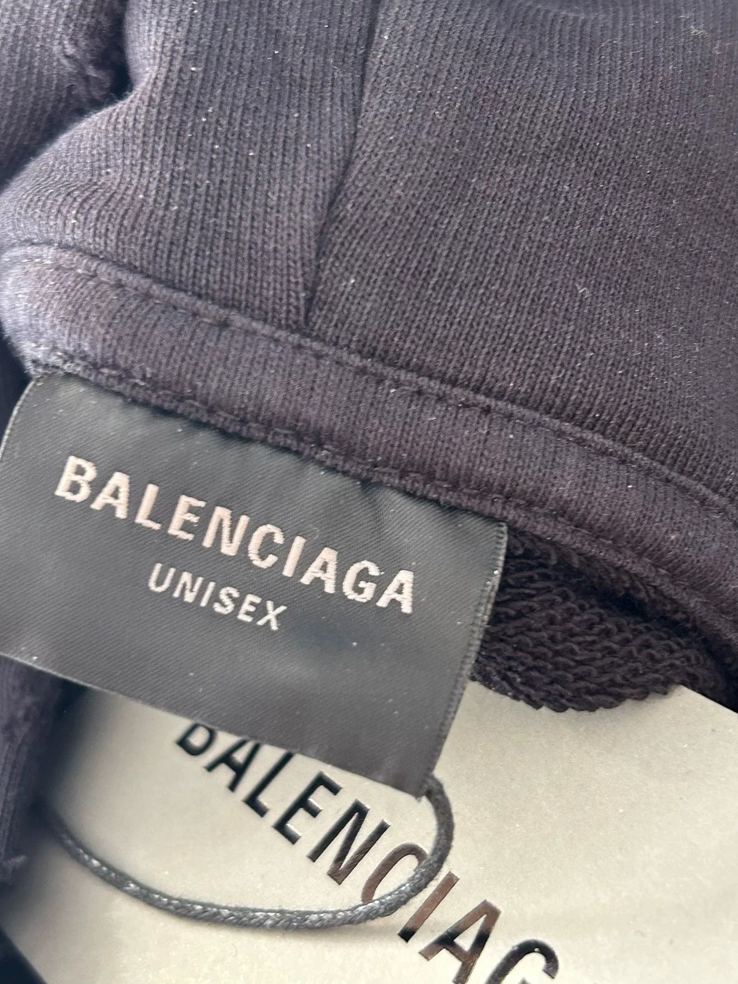 Balenciaga black balenciaga logo hoodie size 2 Size US L / EU 52-54 / 3 - 4 Thumbnail