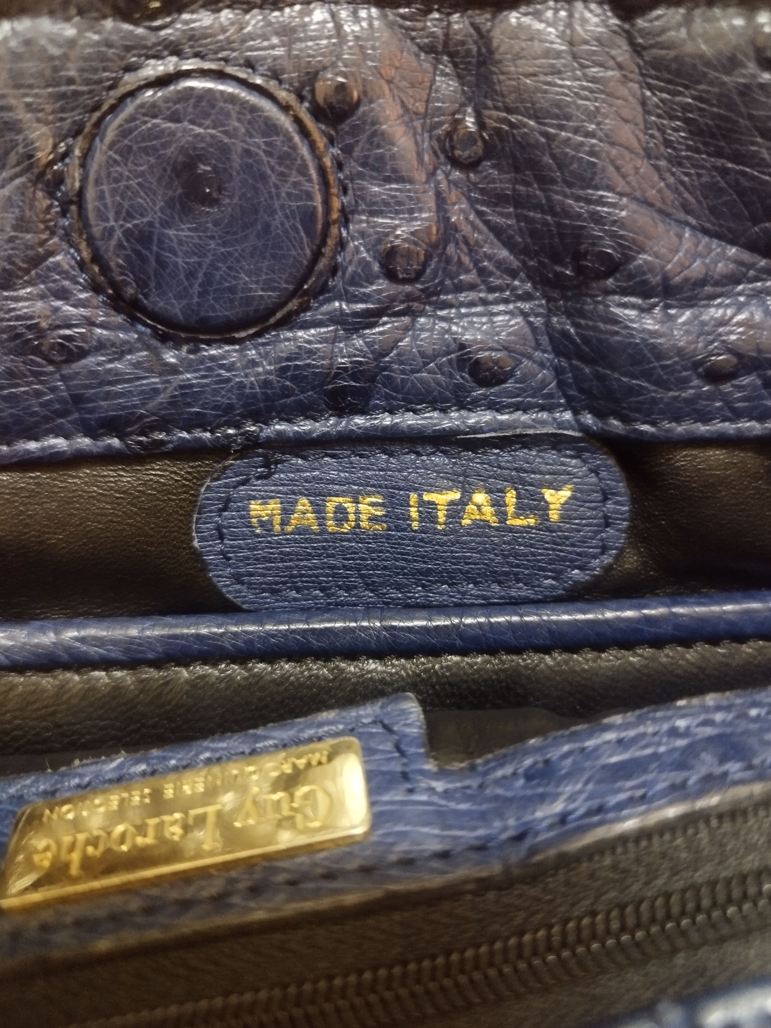 Guy Laroche Guy Laroche Made In Italy Orchids Leather Bag Size ONE SIZE - 5 Thumbnail