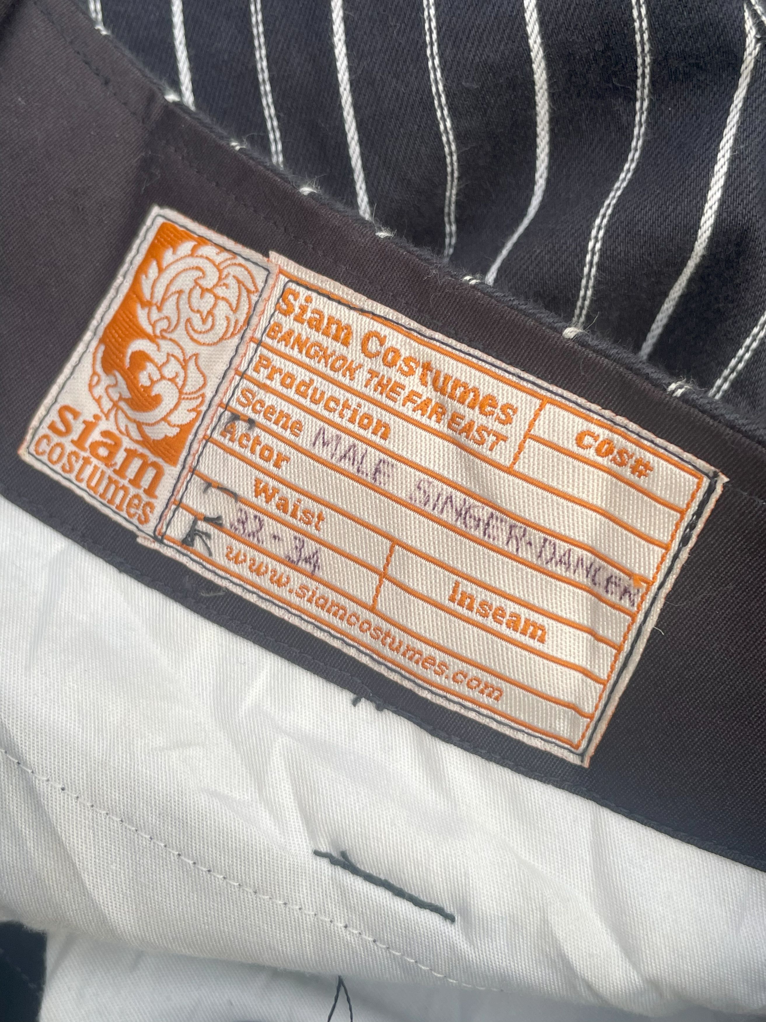 Japanese Brand Vintage Siam Costumes Stripes Trouser Size US 29 - 15 Thumbnail