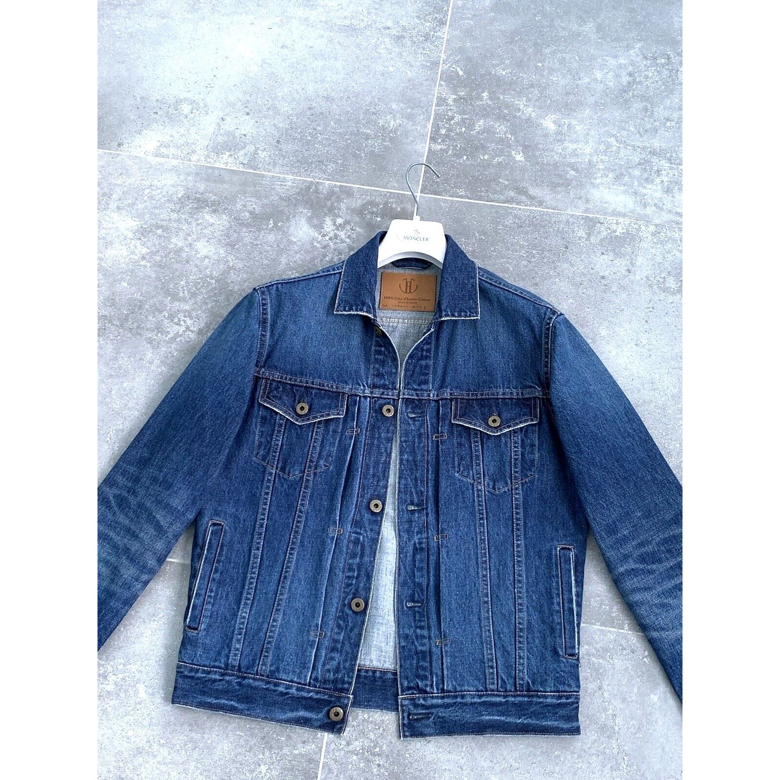 Japan Blue × Japanese Brand Men's JAPAN BLUE JEANS Denim Trucker Jacket Bomber Coat S-M Size US M / EU 48-50 / 2 - 5 Thumbnail
