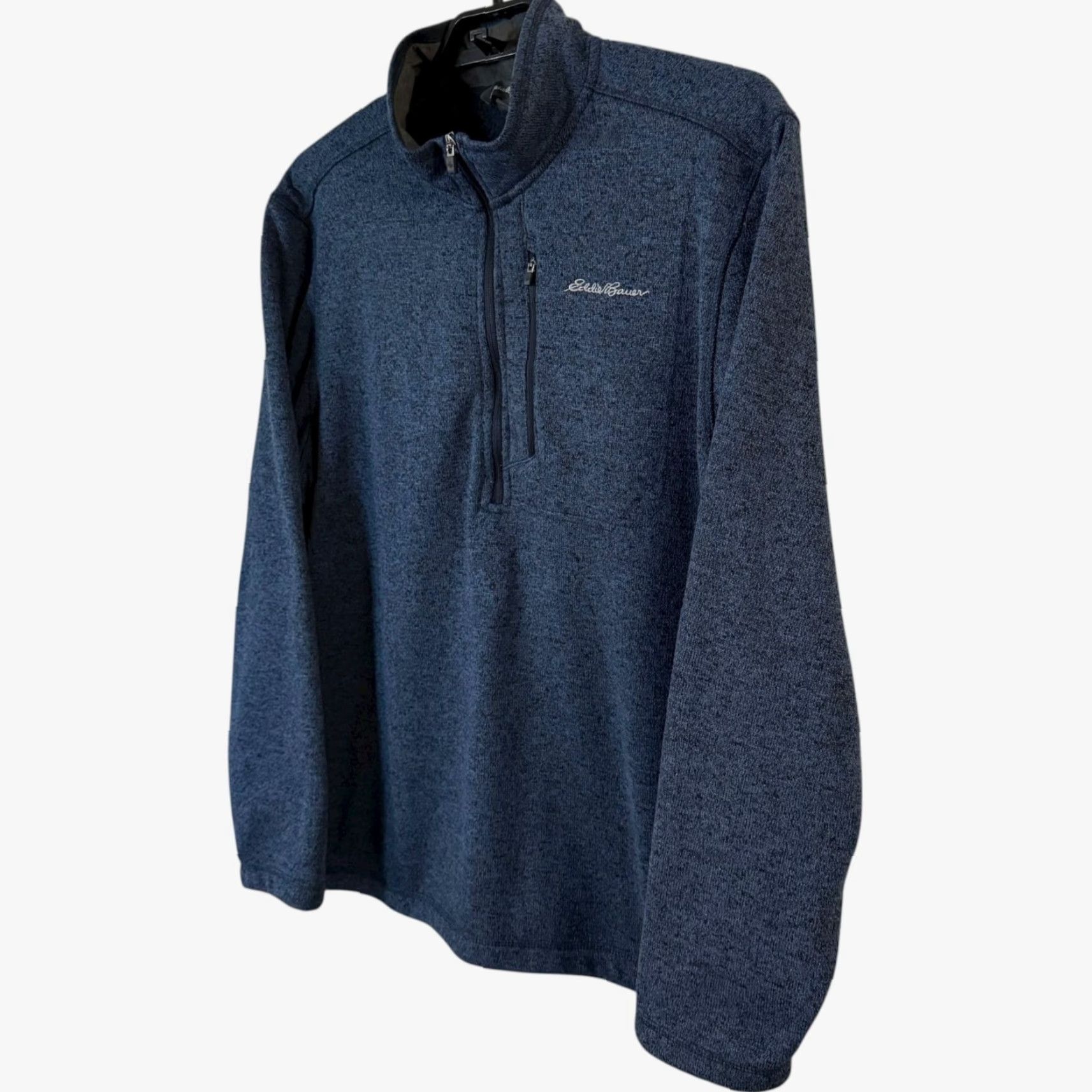 Eddie Bauer VINTAGE Eddie Bauer Radiator Fleece Quarter-Zip Pullover Sweater Men 2XL Navy Blue Size US XXL / EU 58 / 5 - 2 Thumbnail