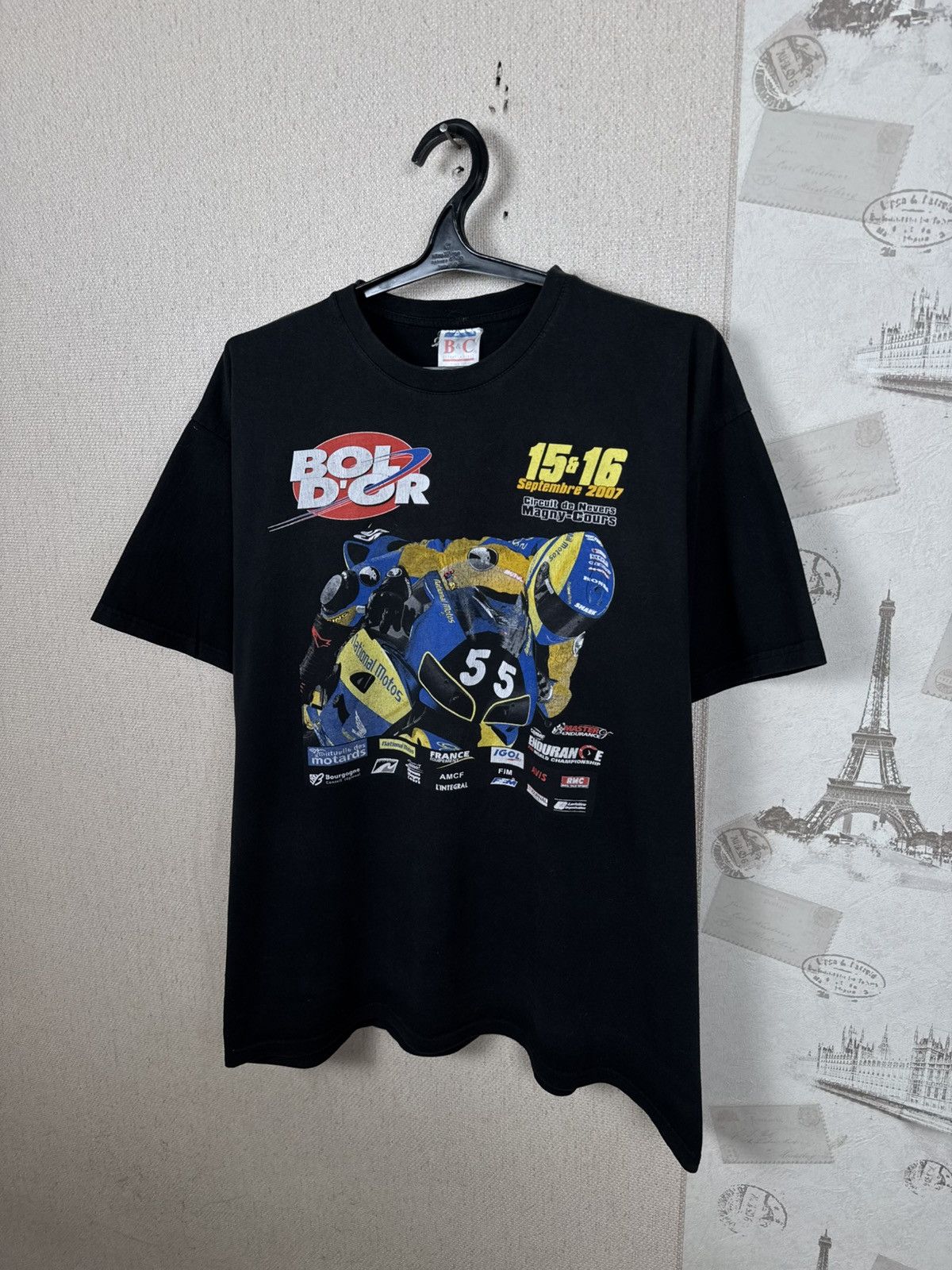 Other Vintage Bol D’or T shirt Moto Racing Biker 2XL Streetwear Size US XXL / EU 58 / 5 - 5 Thumbnail