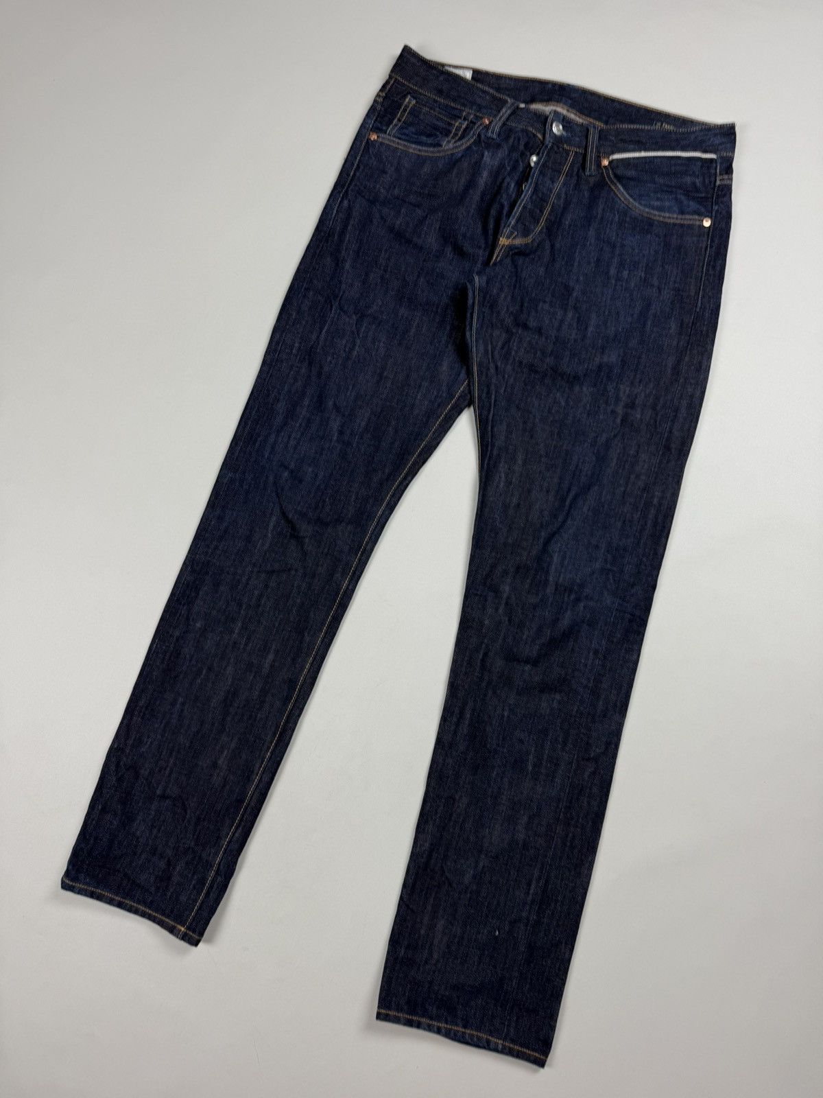 Benzak Denim Developers BDD Benzak B-01 Slim 13 Oz Selvedge Denim Men’s Jeans Size US 32 / EU 48 - 4 Thumbnail