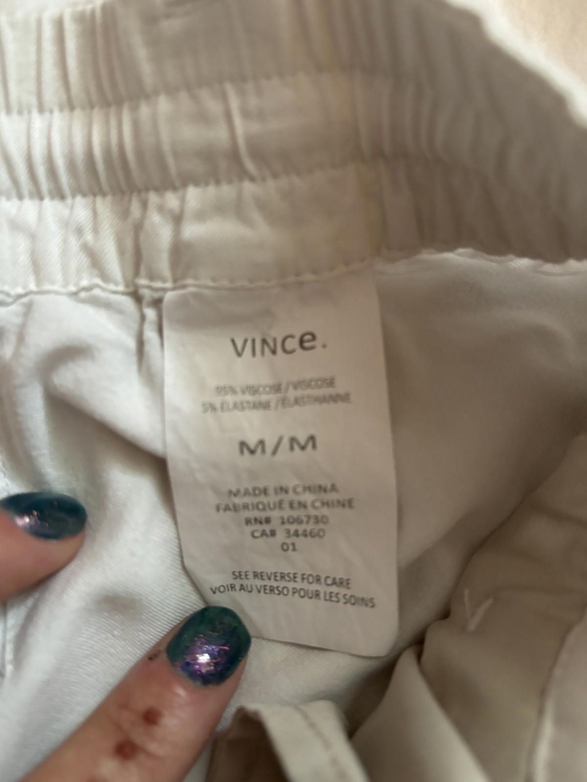 Vince NEW Vince Women's Lightweight Drawstring Pants – Size M Size 32" / US 10 / IT 46 - 4 Thumbnail