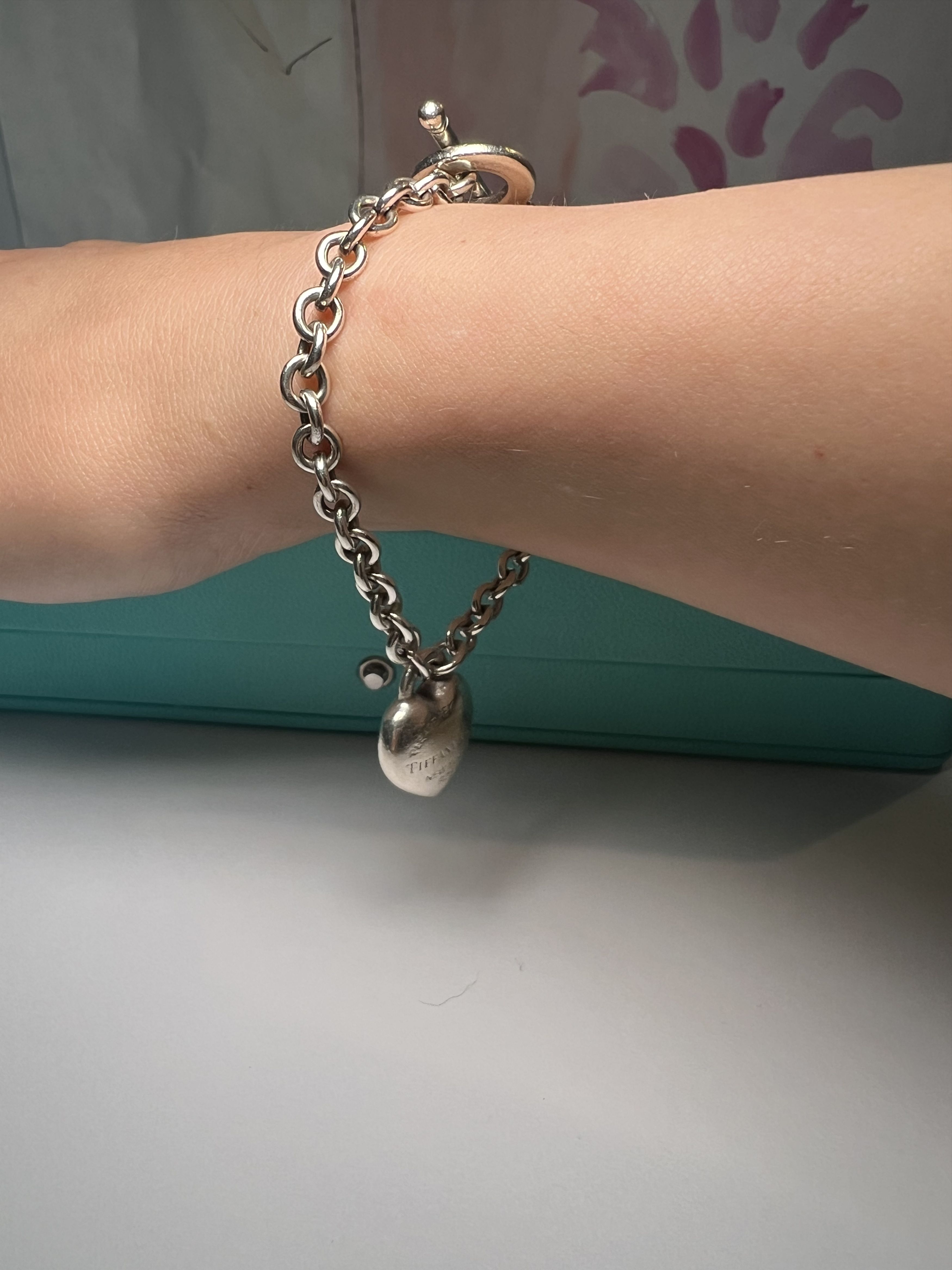 Tiffany & Co. Tiffany "Full Heart" toggle bracelet sterling silver Size ONE SIZE - 3 Thumbnail