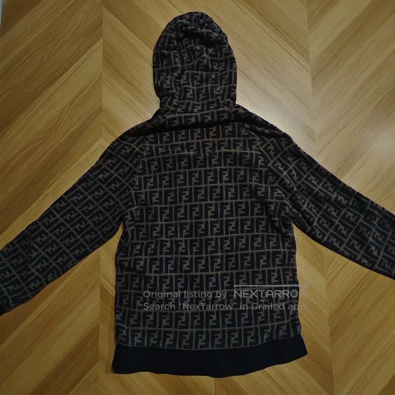 Fendi Fendi Monogrammed double-F all-over print polar fleece ted Size US XL / EU 56 / 4 - 2 Thumbnail