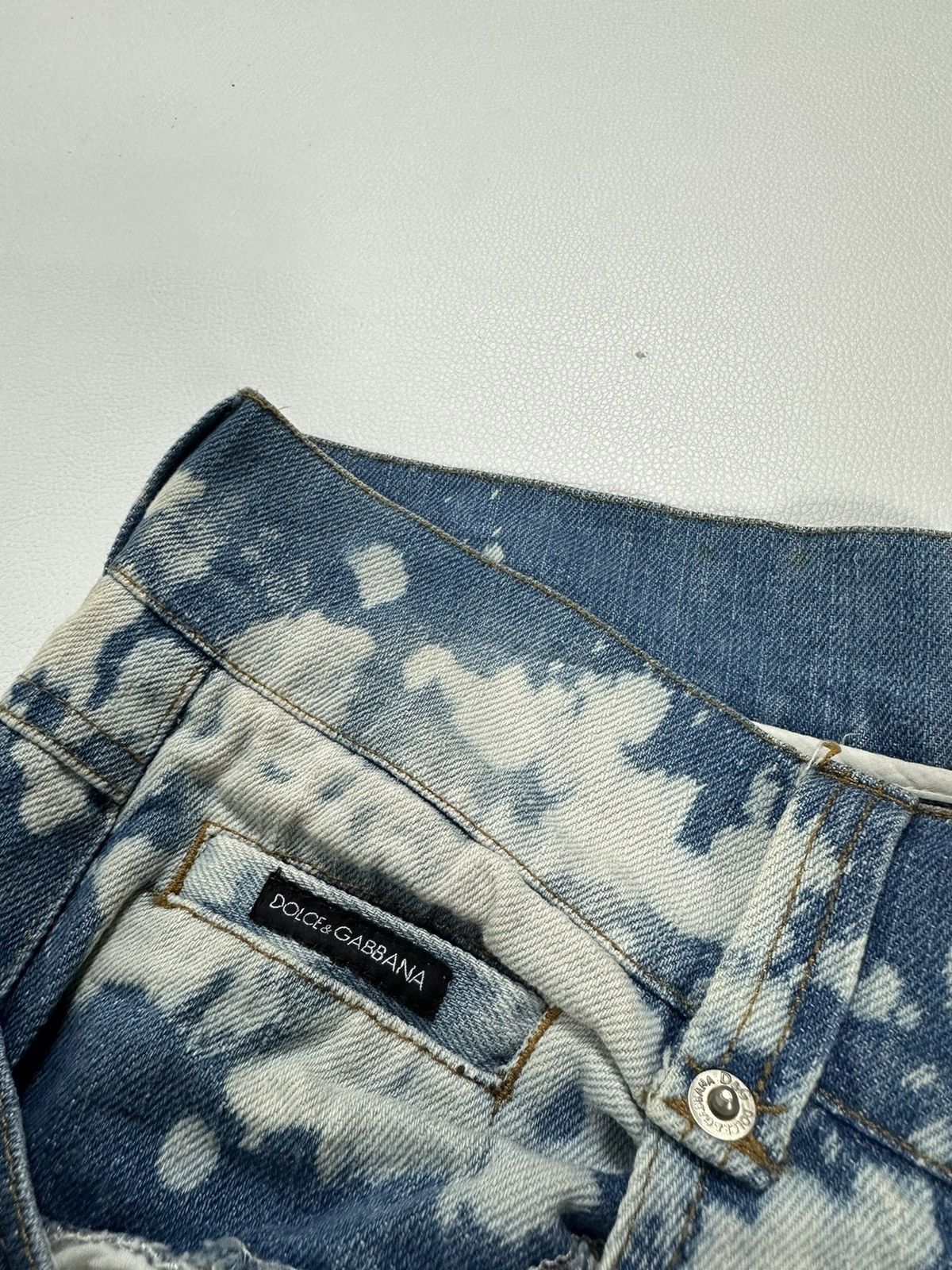 Dolce & Gabbana Dolce & Gabbana Hybrid Denim and Cotton Pants Size US 32 / EU 48 - 11 Thumbnail