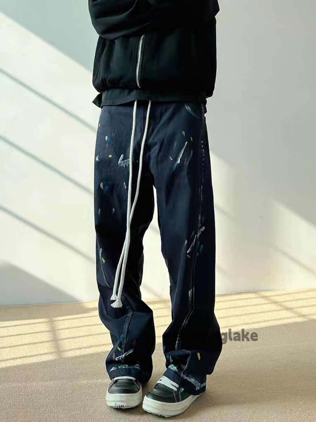 Designer × Japanese Brand × Vintage utility skate hiphop loose baggy paint cargo pants Size US 30 / EU 46 - 3 Thumbnail