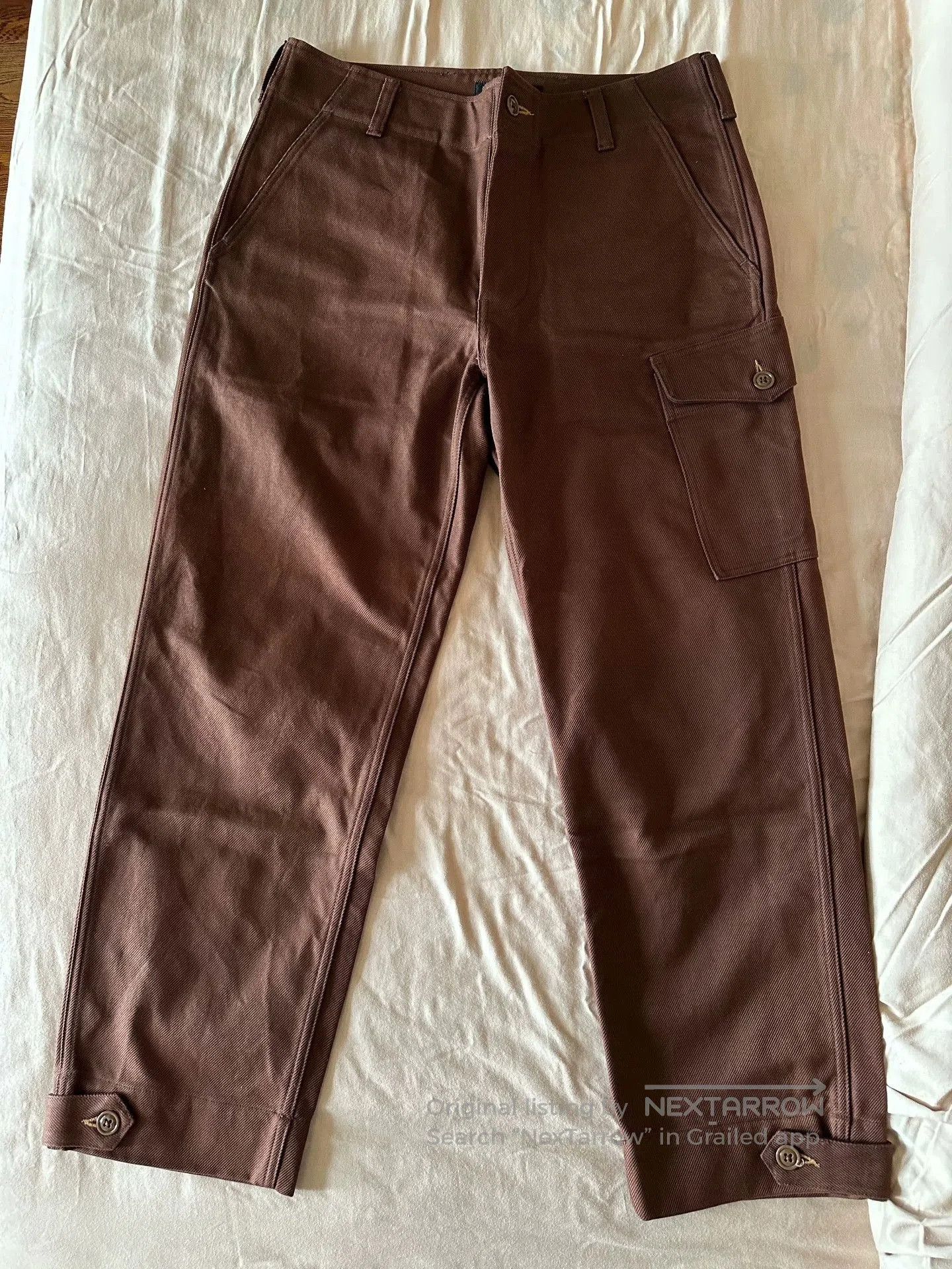 Vintage Bourn Aviator High-Density Cargo Pants. Size US 34 / EU 50 - 4 Thumbnail