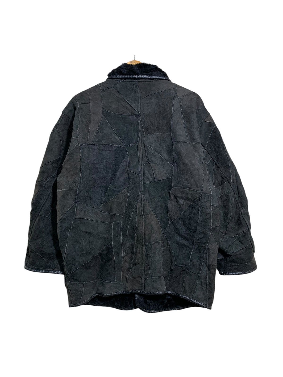 Hai Sporting Gear 🔥HSG SHEEPSKINS LEATHER PATCHWORKS JACKETS SHEARLING Size US M / EU 48-50 / 2 - 6 Thumbnail