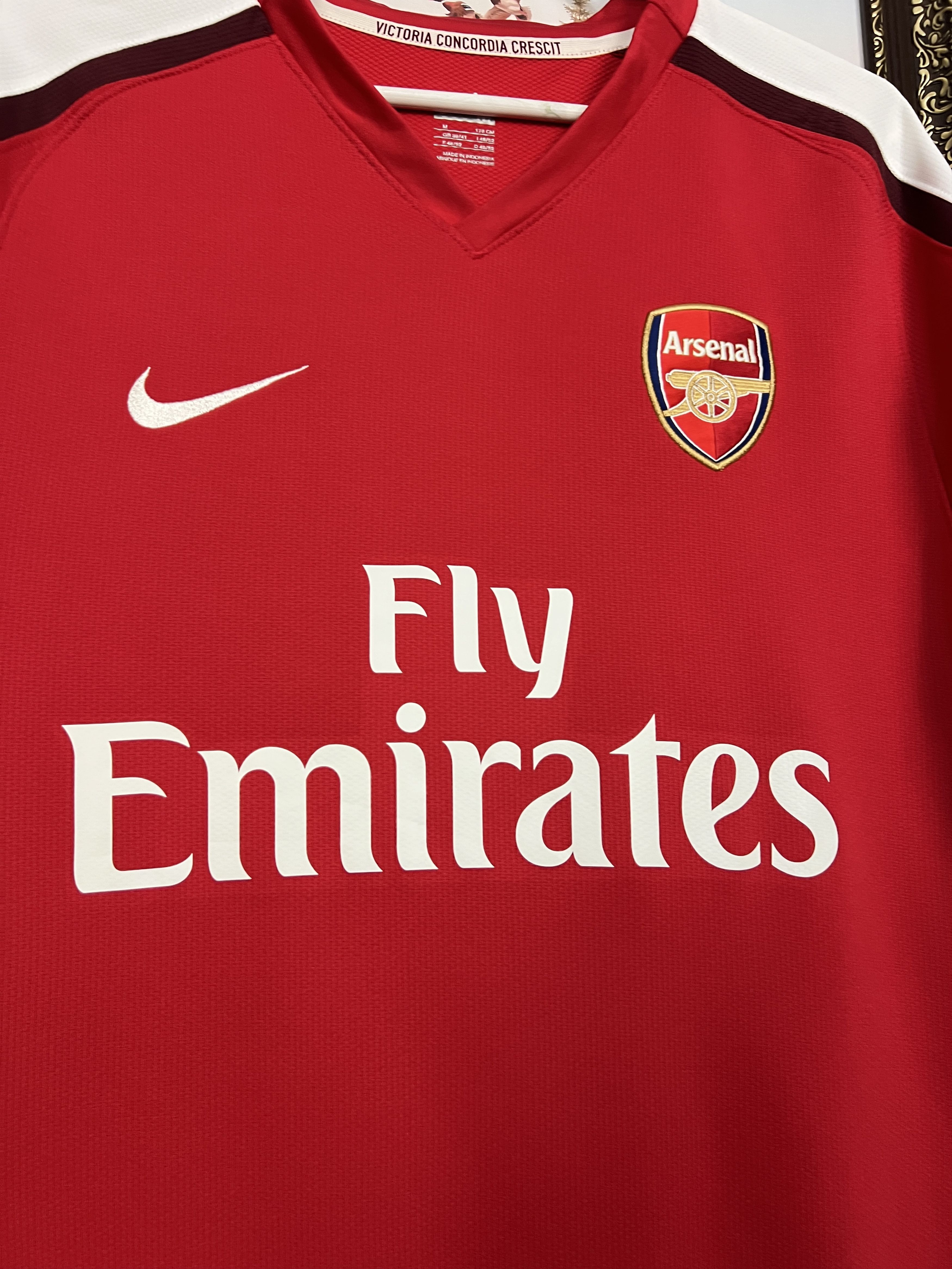 Nike Arsenal Home football shirt 2008 Soccer Nike Jersey Trikot Size US M / EU 48-50 / 2 - 3 Thumbnail