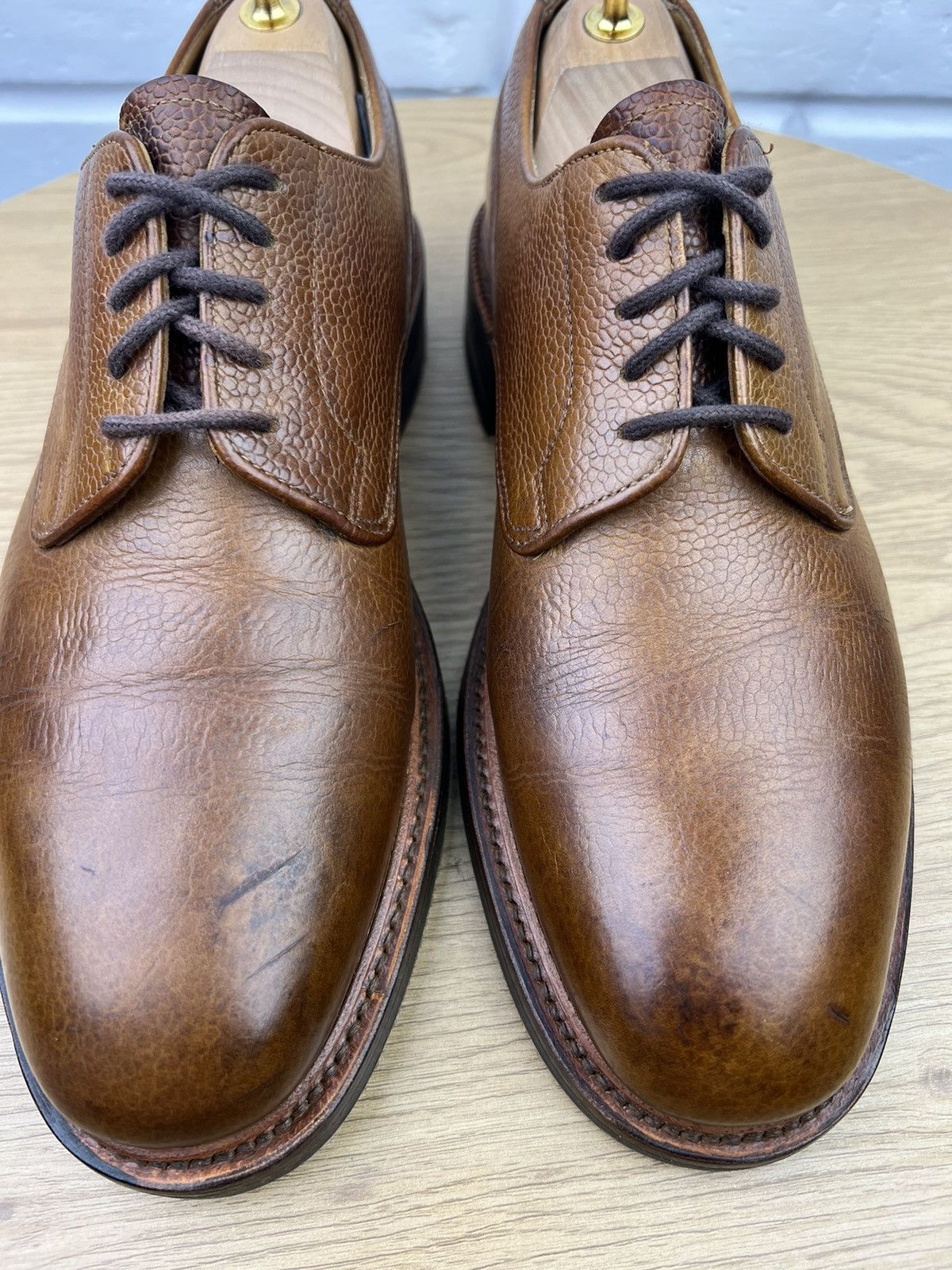 Loake LOAKE Derby Leather Shoes Lace Up Handmade in England Men’s Size US 9.5 / EU 42-43 - 6 Thumbnail