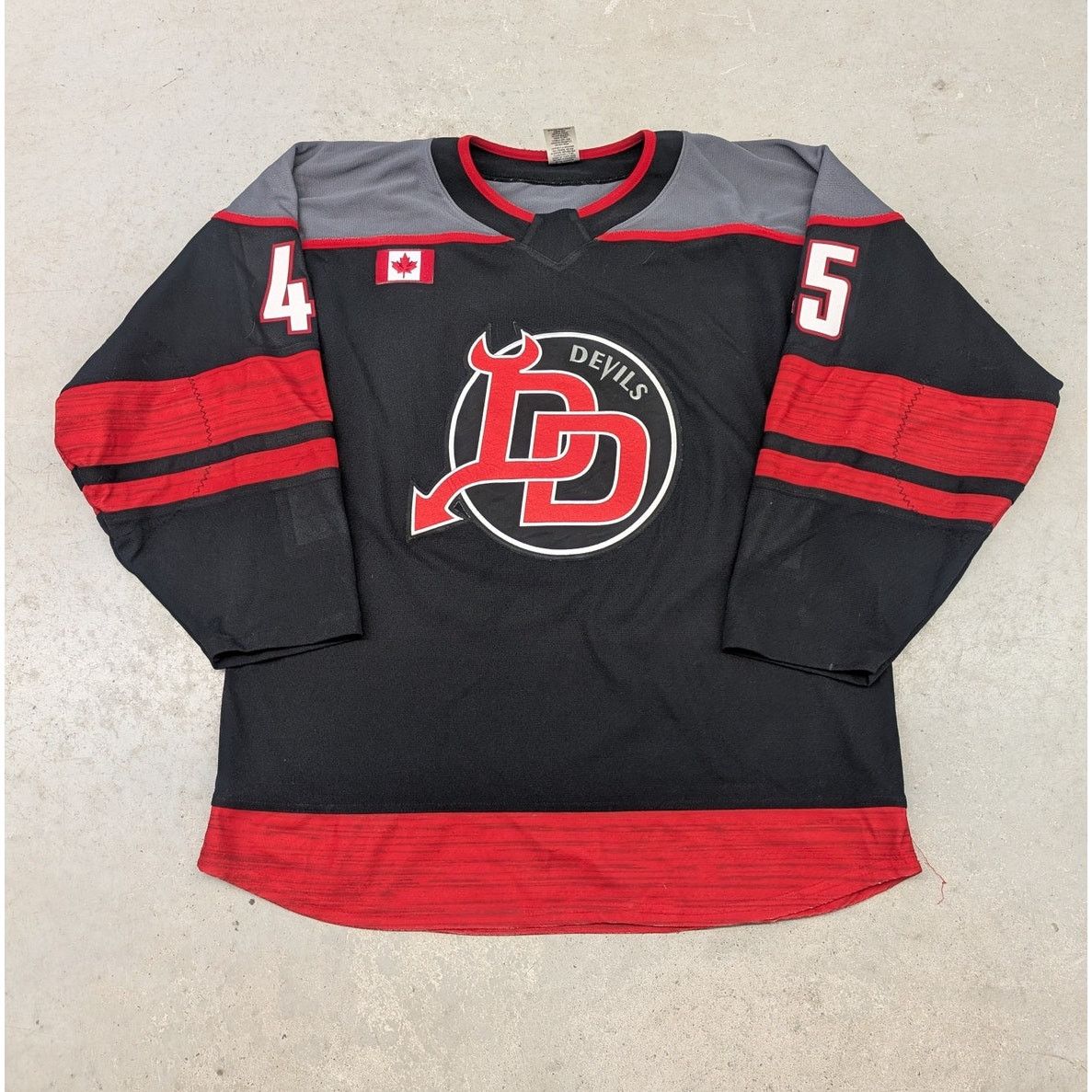 Athletic Works × NHL Duffield Devil's Black and Red AK Hockey Jersey Size US L / EU 52-54 / 3 - 1 Thumbnail