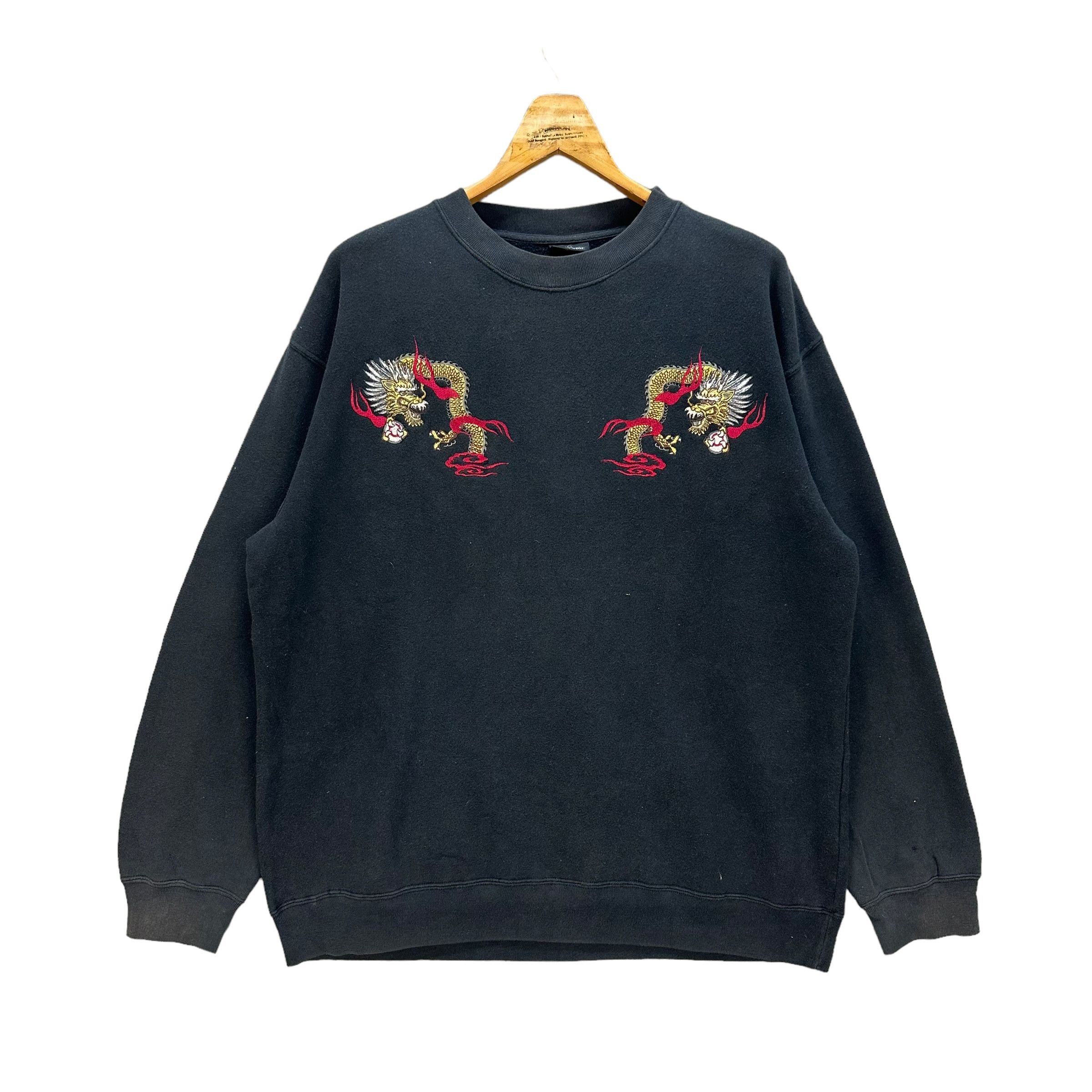 Bullet Noise BULLET NOISE EMBROIDERY DRAGON SWEATSHIRTS #8902-036 Size US L / EU 52-54 / 3 - 3 Thumbnail