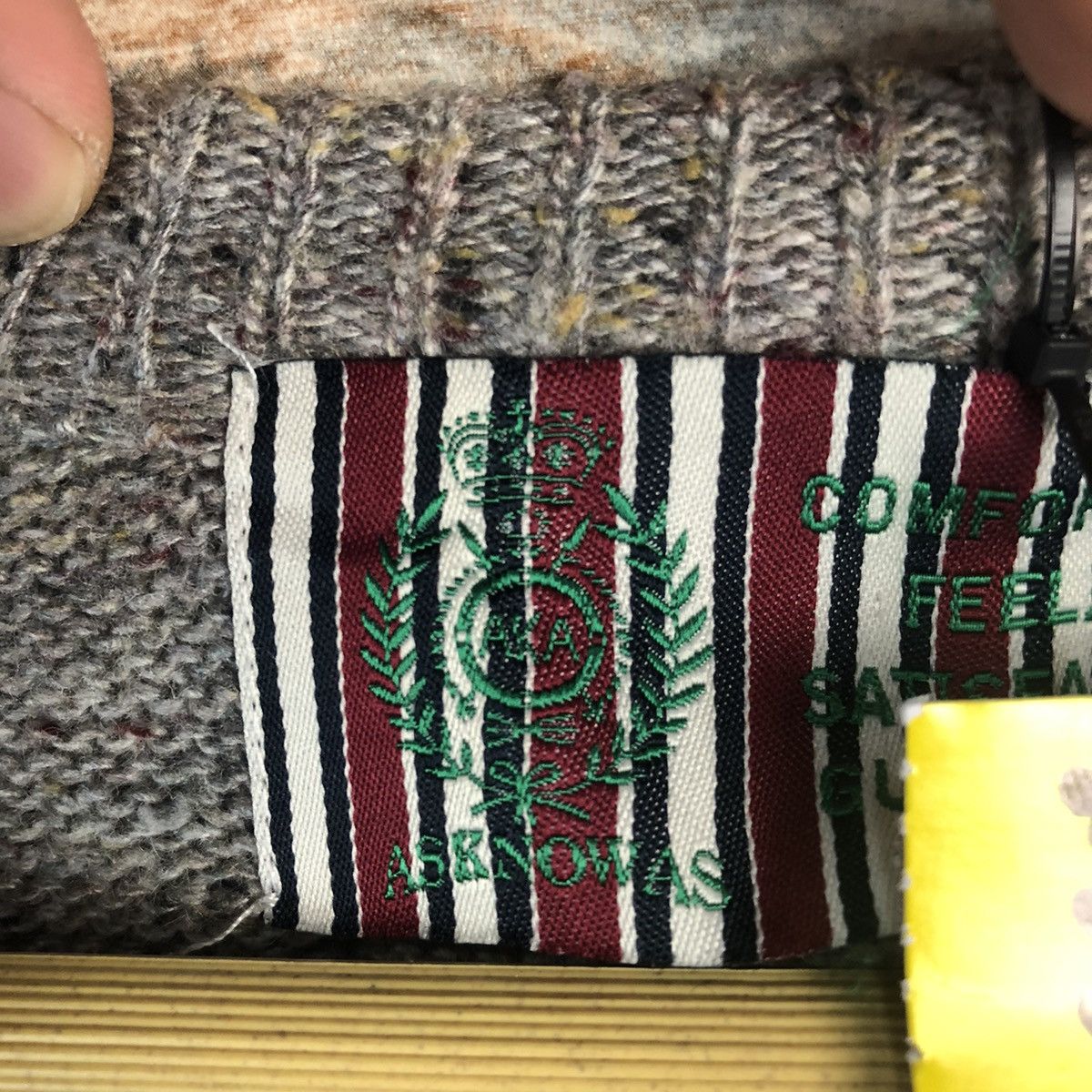 Homespun Knitwear × Japanese Brand Asknowas Grey Cardigan Knitwear #A1864 Size US M / EU 48-50 / 2 - 10 Thumbnail