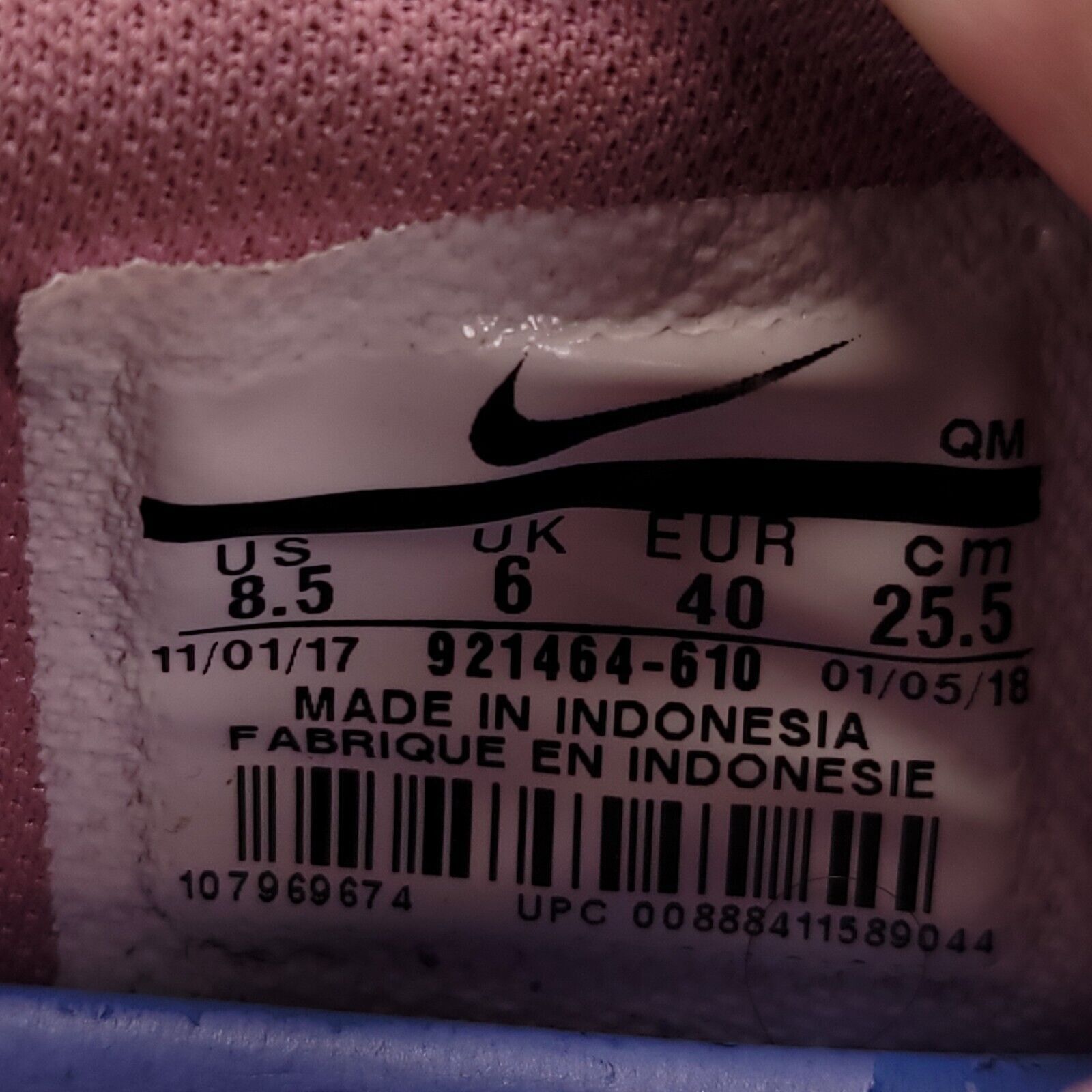 Nike Nike Check Solar SB Shoe Womens Size 8.5 921464-610 Pink Size US 8.5 / IT 38.5 - 9 Thumbnail
