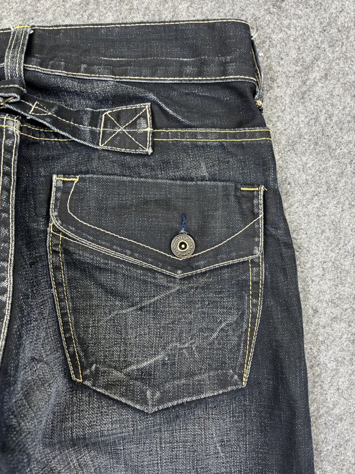 Japanese Brand 💥90s Style Fades💥Back Number Multipockets Denim K40 Size US 30 / EU 46 - 11 Thumbnail