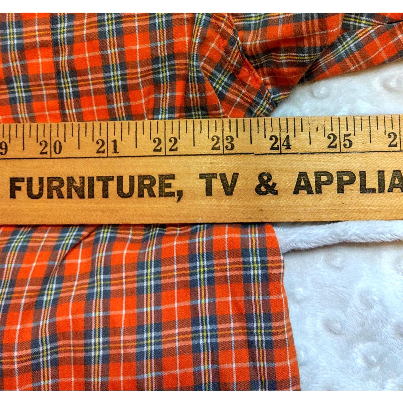 Vintage VINTAGE Street Culture Shirt XL Short Sleeve Orange Plaid Button Up 90s Mens Size US XL / EU 56 / 4 - 7 Thumbnail