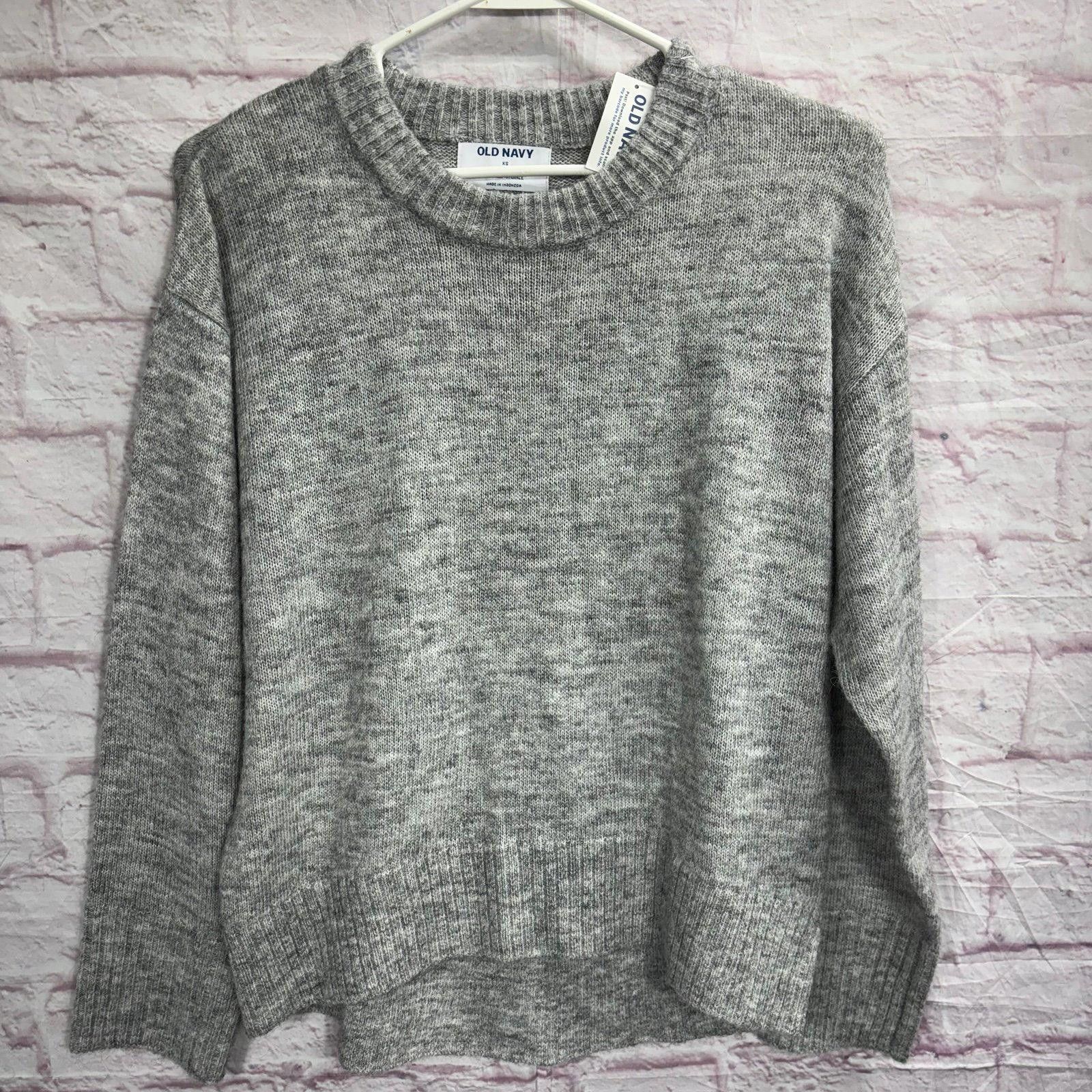 Old Navy Old Navy Gray Knit Sweater XS NWT Size XS / US 0-2 / IT 36-38 - 1 Thumbnail