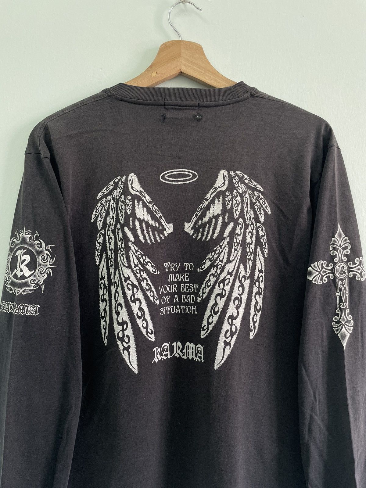 Japanese Brand Vintage Japanese Brand Poem Longsleeve Size US M / EU 48-50 / 2 - 3 Thumbnail