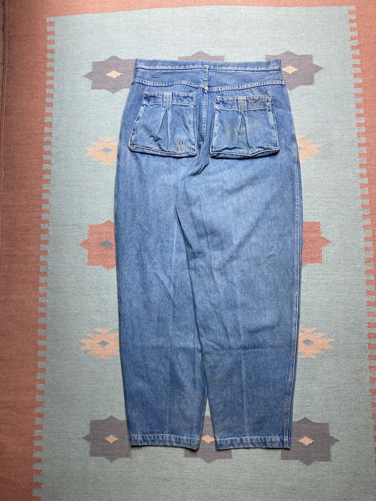 VTG y2k baggy jeans paco wide JNCO huge pockets skater 36x33