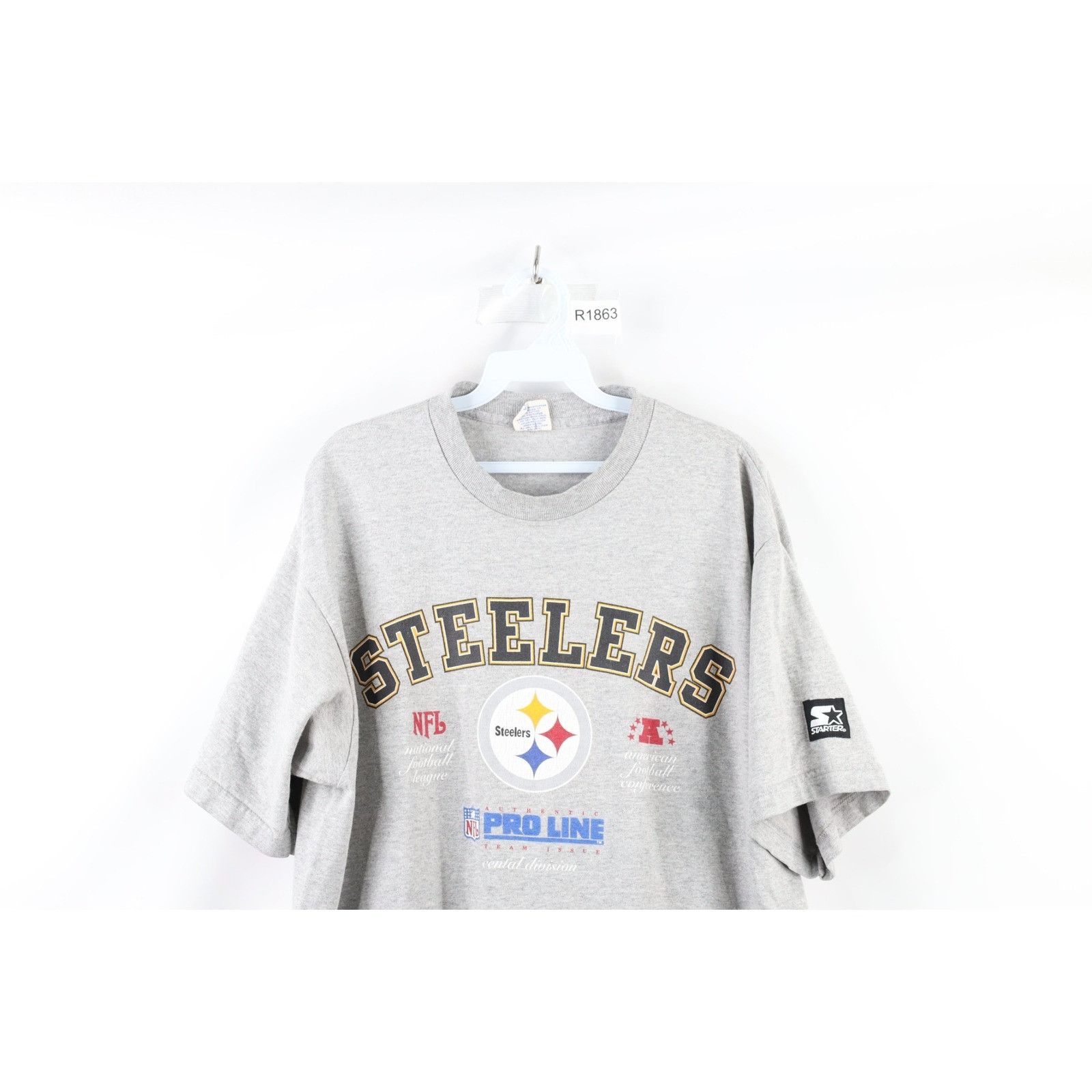 Starter Vintage 90s Starter NFL Pro Line Pittsburgh Steelers T-Shirt Size US L / EU 52-54 / 3 - 2 Thumbnail