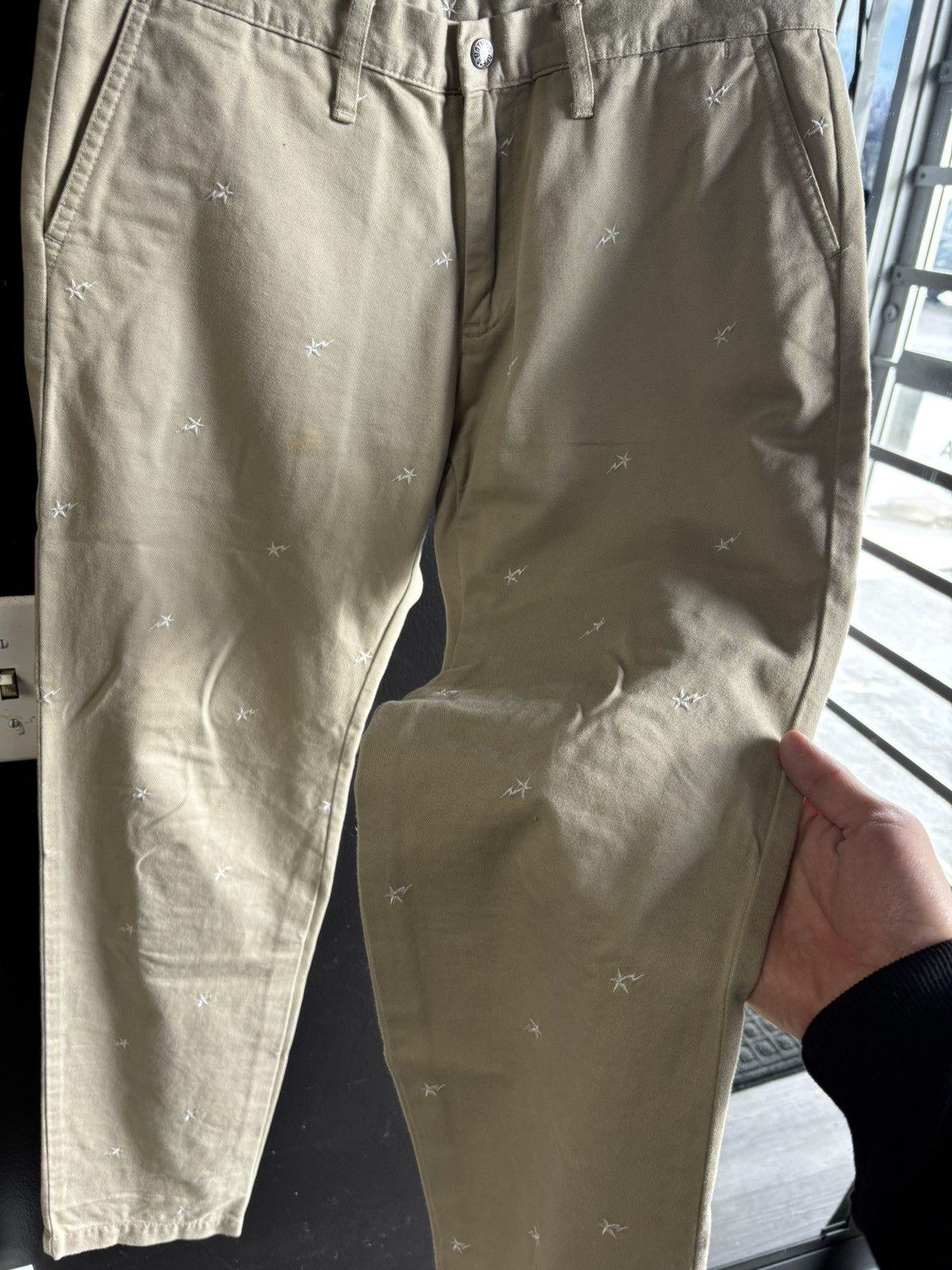 Bape BAPE BAPESTA KHAKI PANTS STARS Size US 32 / EU 48 - 2 Thumbnail