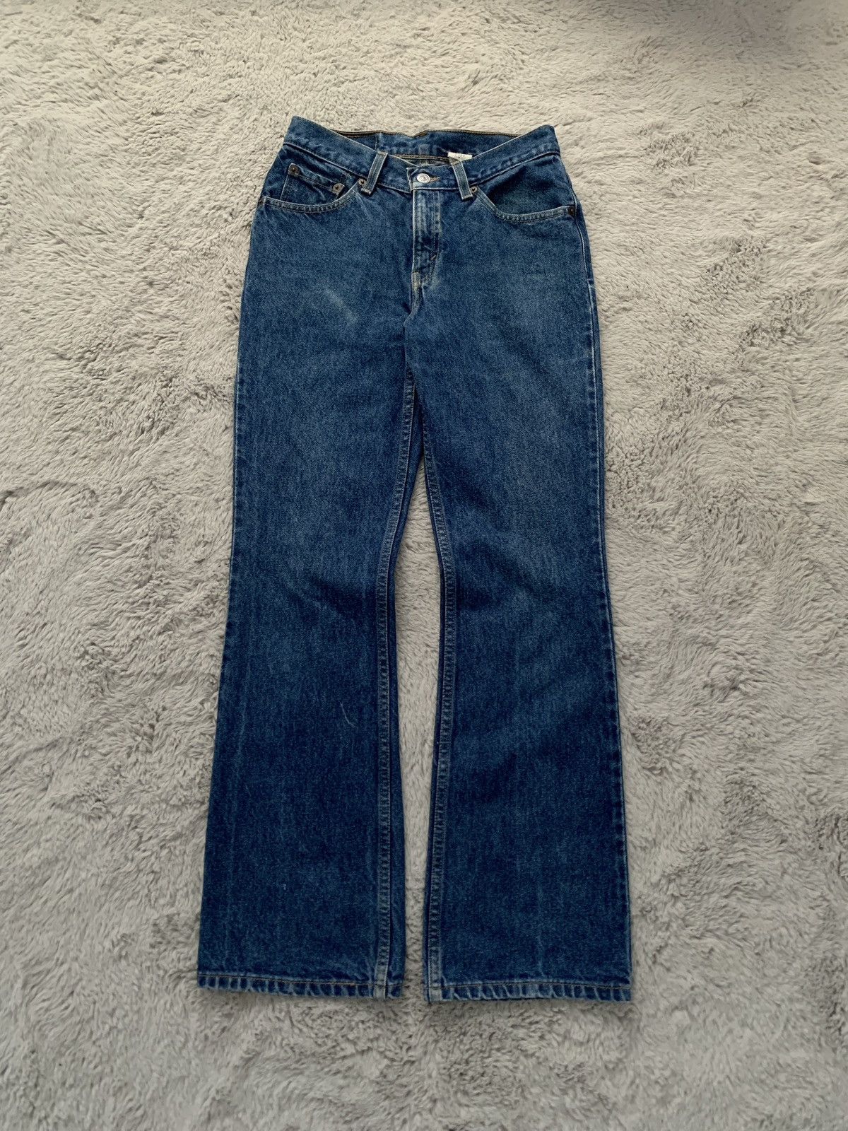 Levi's VINTAGE 90s LEVI'S 517 BOOTCUT JEANS Size US 29 - 2 Thumbnail