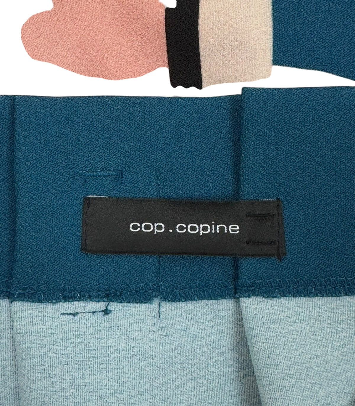 Cop Copine Cop Copine Autocar Jupe Skirt Belted Printed Polyester Size 27" / US 4 / IT 40 - 9 Thumbnail