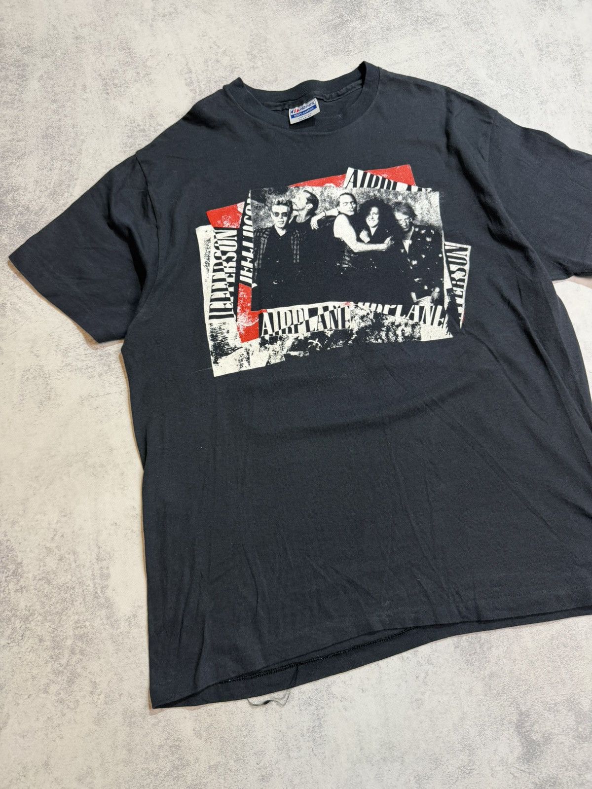 Hanes Vintage 1989 Jefferson Airplane Reunion Tour Tee USA Hanes Size US XL / EU 56 / 4 - 3 Thumbnail