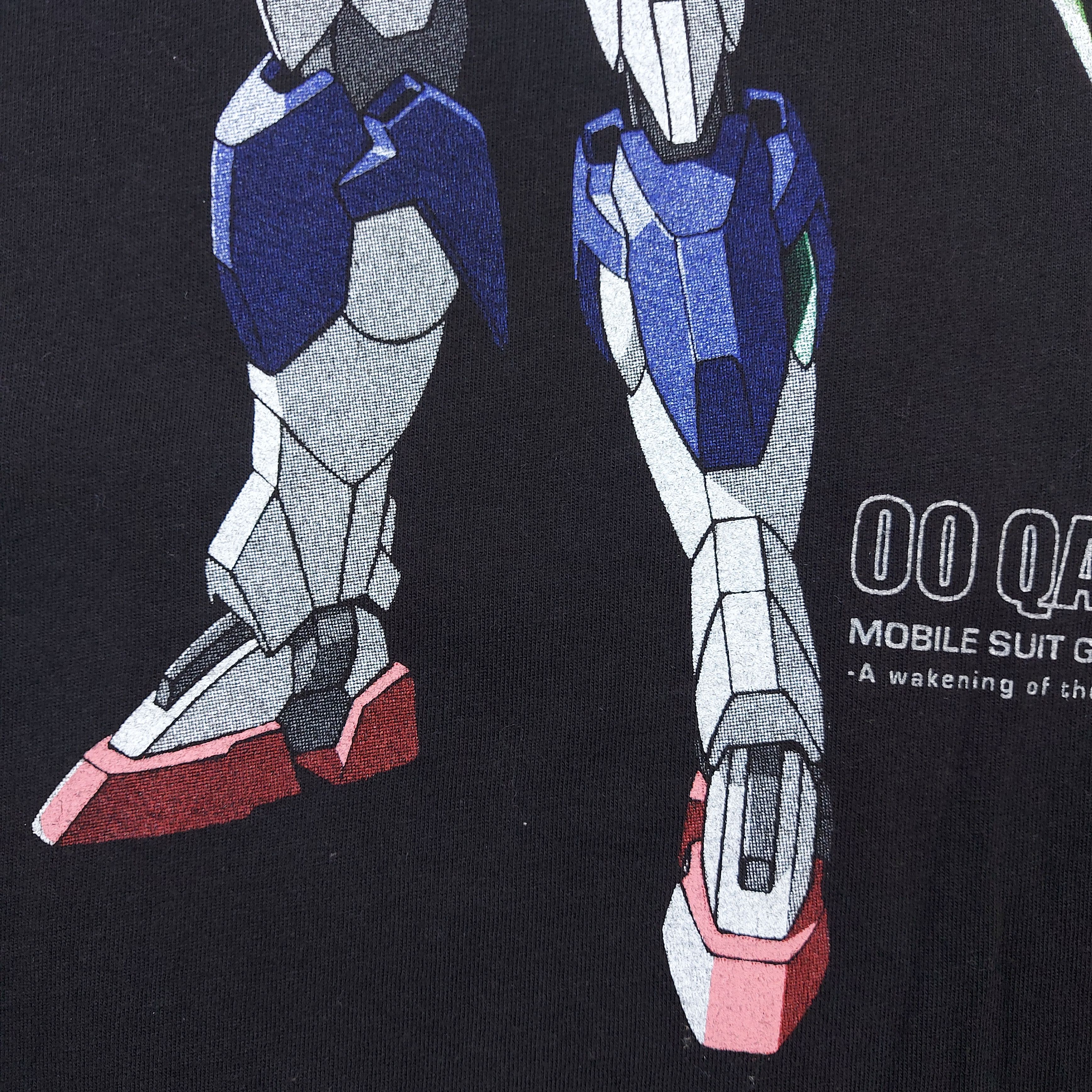 Anime Vintage Y2K Mobile Suit Gundam 00 The Movie Glitter TEE Size US M / EU 48-50 / 2 - 7 Thumbnail