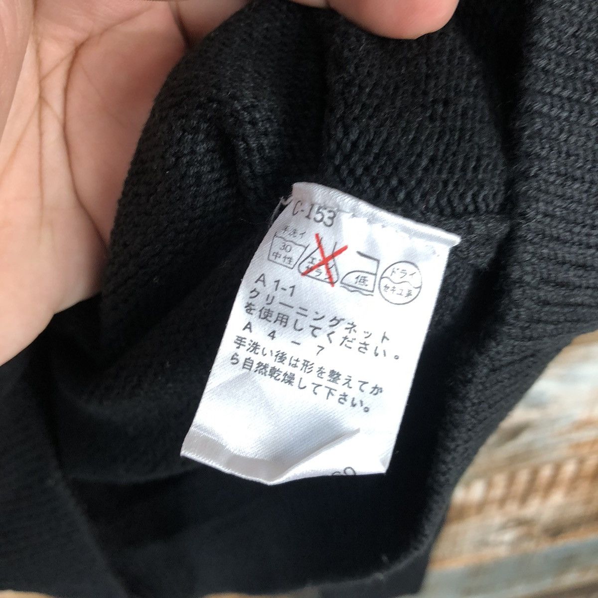 Japanese Brand Link It All Black Cardigan Knitwear crop top #A1467 Size XS / US 0-2 / IT 36-38 - 10 Thumbnail