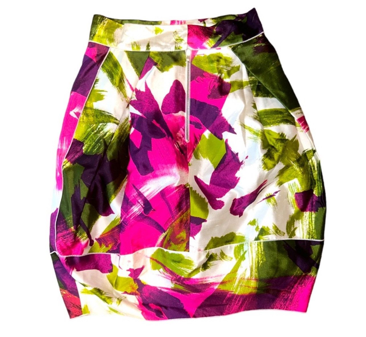 Dolce & Gabbana DOLCE & Gabbana Runway 2008 Abstract Floral Midi Skirt Size 27" / US 4 / IT 40 - 2 Thumbnail