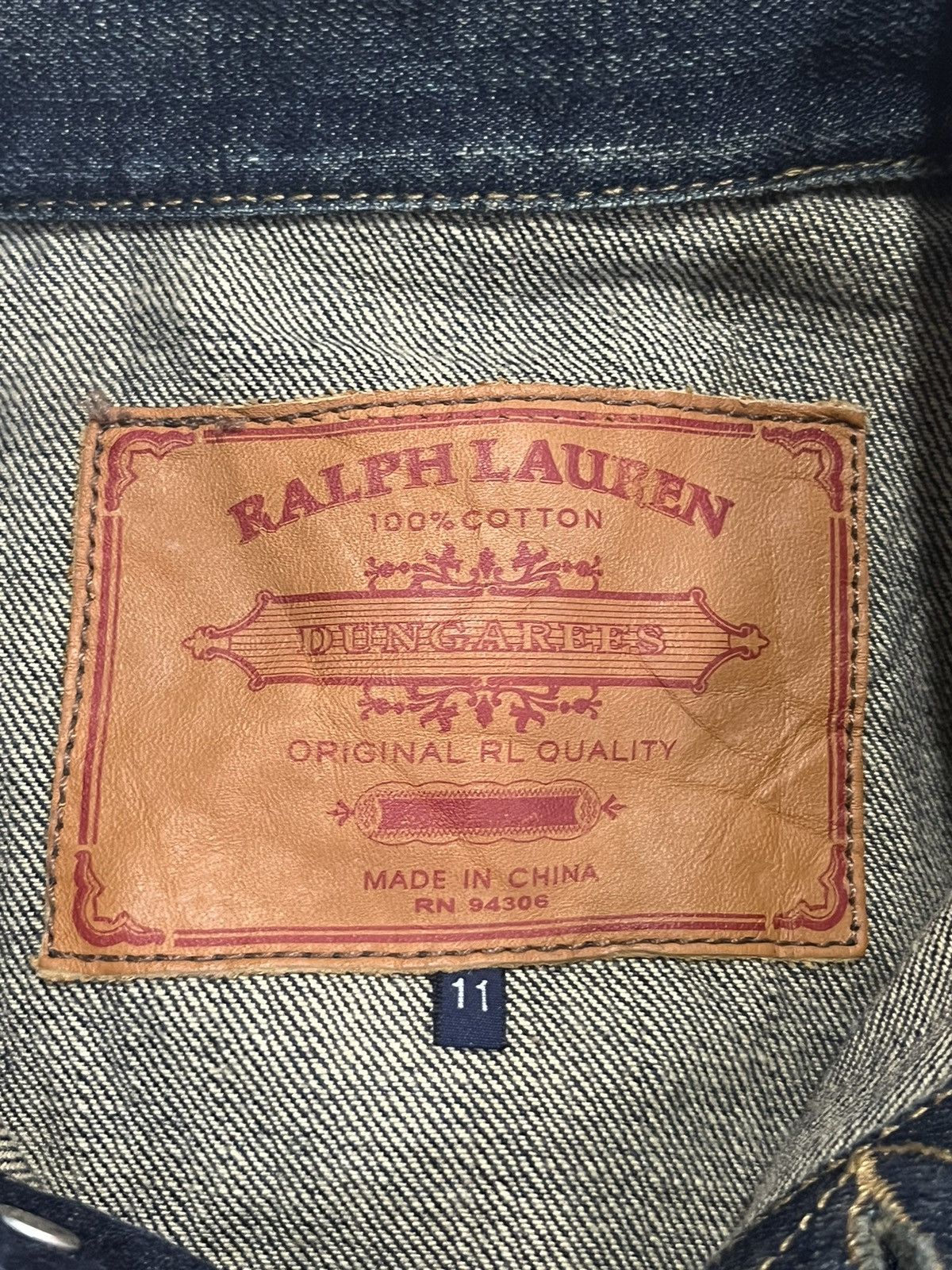 Polo Ralph Lauren × RRL Ralph Lauren × Ralph Lauren Ralph Lauren Dungarees Denim Jacket Size M / US 6-8 / IT 42-44 - 9 Thumbnail