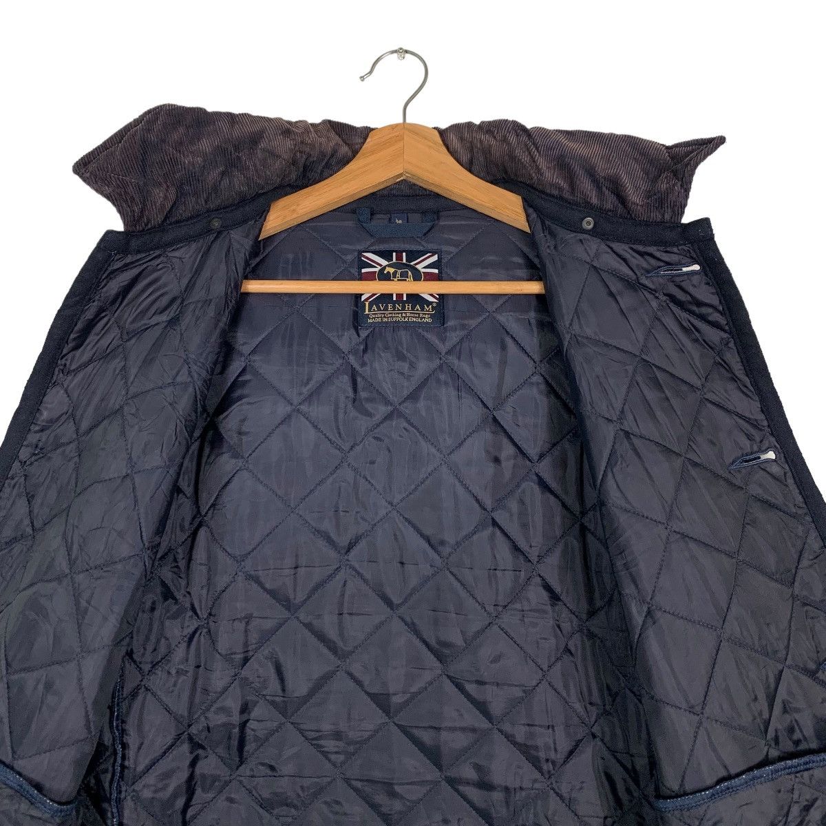 Lavenham Lavenham Collared Hooded Quilted Jacket #0026-C2 Size US M / EU 48-50 / 2 - 14 Thumbnail