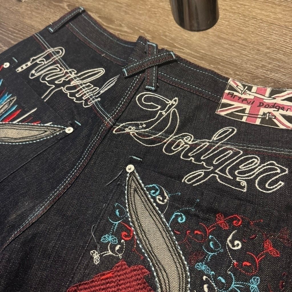 Artful Dodger Y2K Artful Dodger Denim Shorts Size 34 Size US 34 / EU 50 - 4 Thumbnail