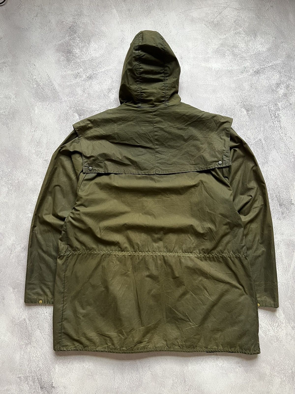 Barbour Vintage Barbour Waxed Jacket A5 Lined Durham Size C40/102 CM Size US L / EU 52-54 / 3 - 7 Thumbnail