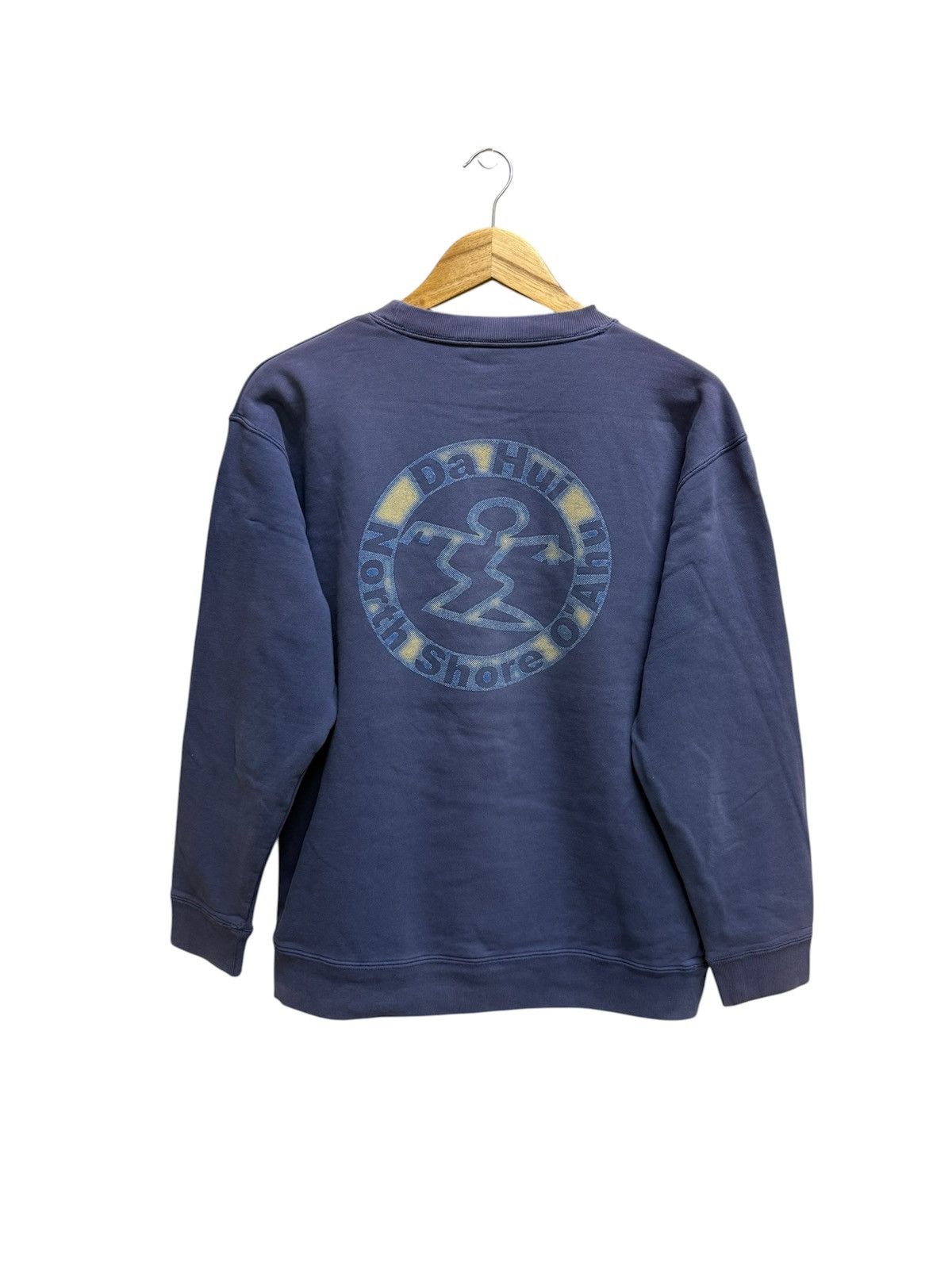 Vintage Vintage Da Hui North Shore Surfing Sunfaded Backhit Sweat Size US S / EU 44-46 / 1 - 1 Thumbnail