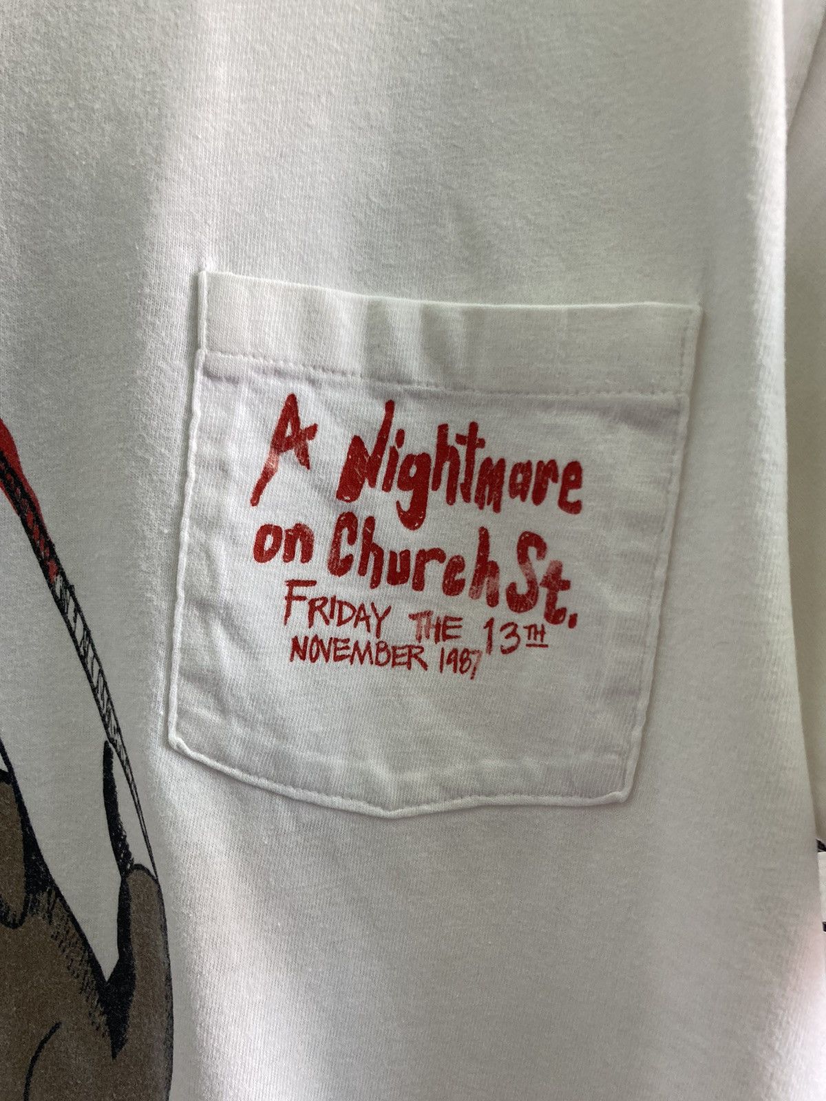 Vintage Vintage 1987 Freddy Krueger shirt Size US XL / EU 56 / 4 - 2 Thumbnail