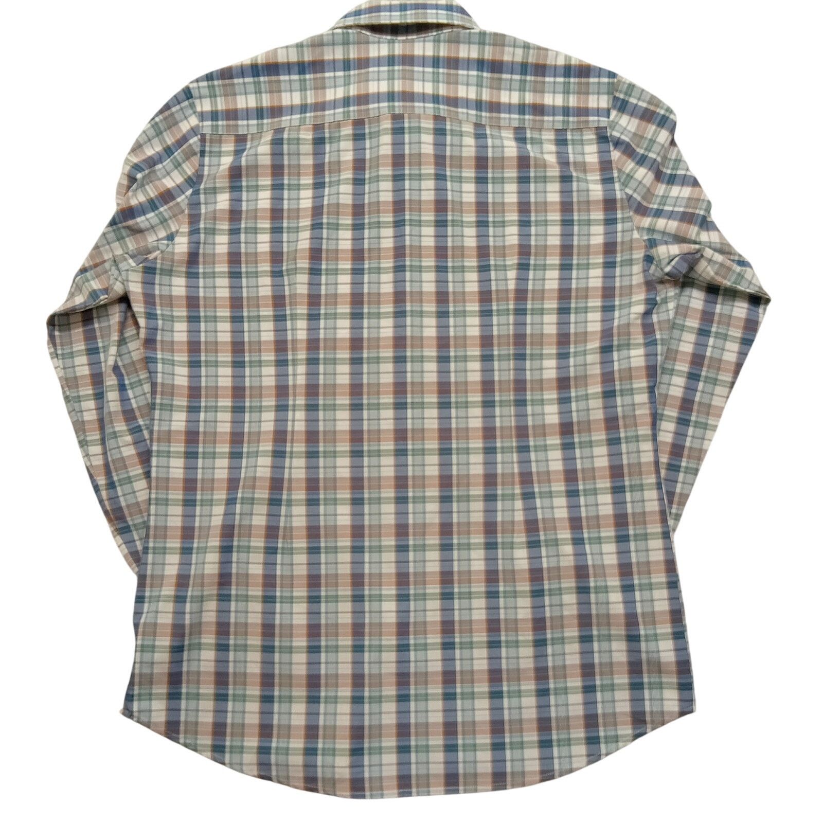 Mizzen+Main Mizzen+Main Shirt L Men's Leeward Trim Fit Blue Plaid Size US L / EU 52-54 / 3 - 2 Thumbnail