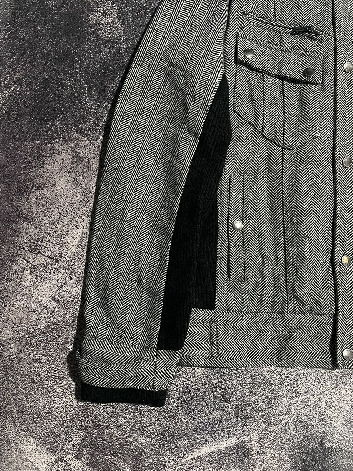 semanticdesign Semanticdesign Double Zipper Wool Jacket Vkei Style Size US L / EU 52-54 / 3 - 4 Thumbnail