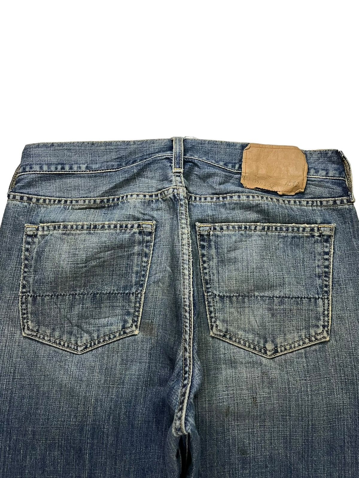 Abercrombie & Fitch Vintage Abercrombie Mud Wash Distressed Bootcut Jeans Size US 31 - 9 Thumbnail